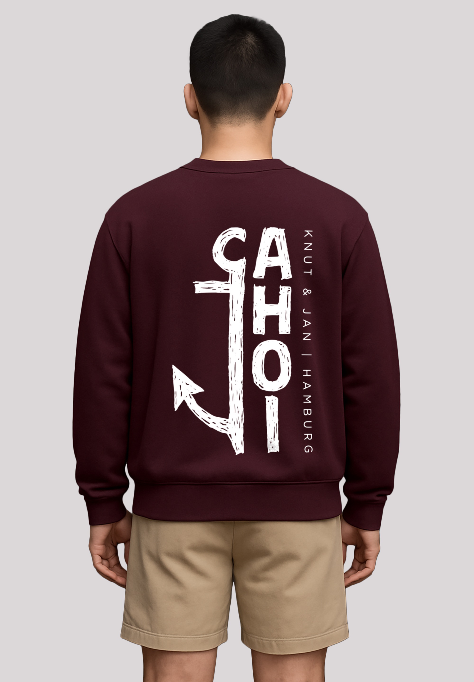 F4NT4STIC Sweatshirt »Knut & Jan Scribble Logo«, Premium Qualität, Knut & Jan Hamburg