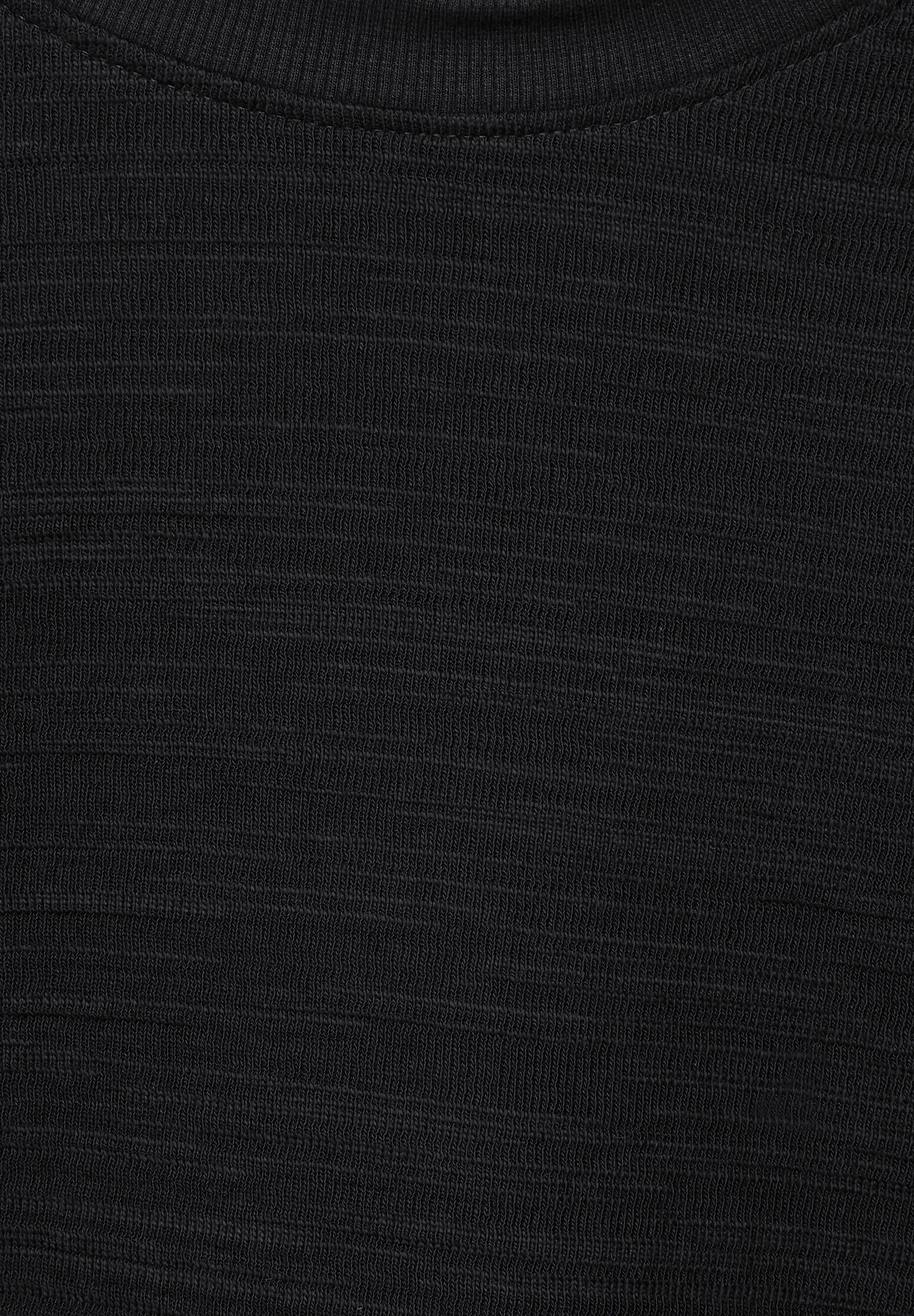 STREET ONE MEN Langarmshirt in Unifarbe SV7250