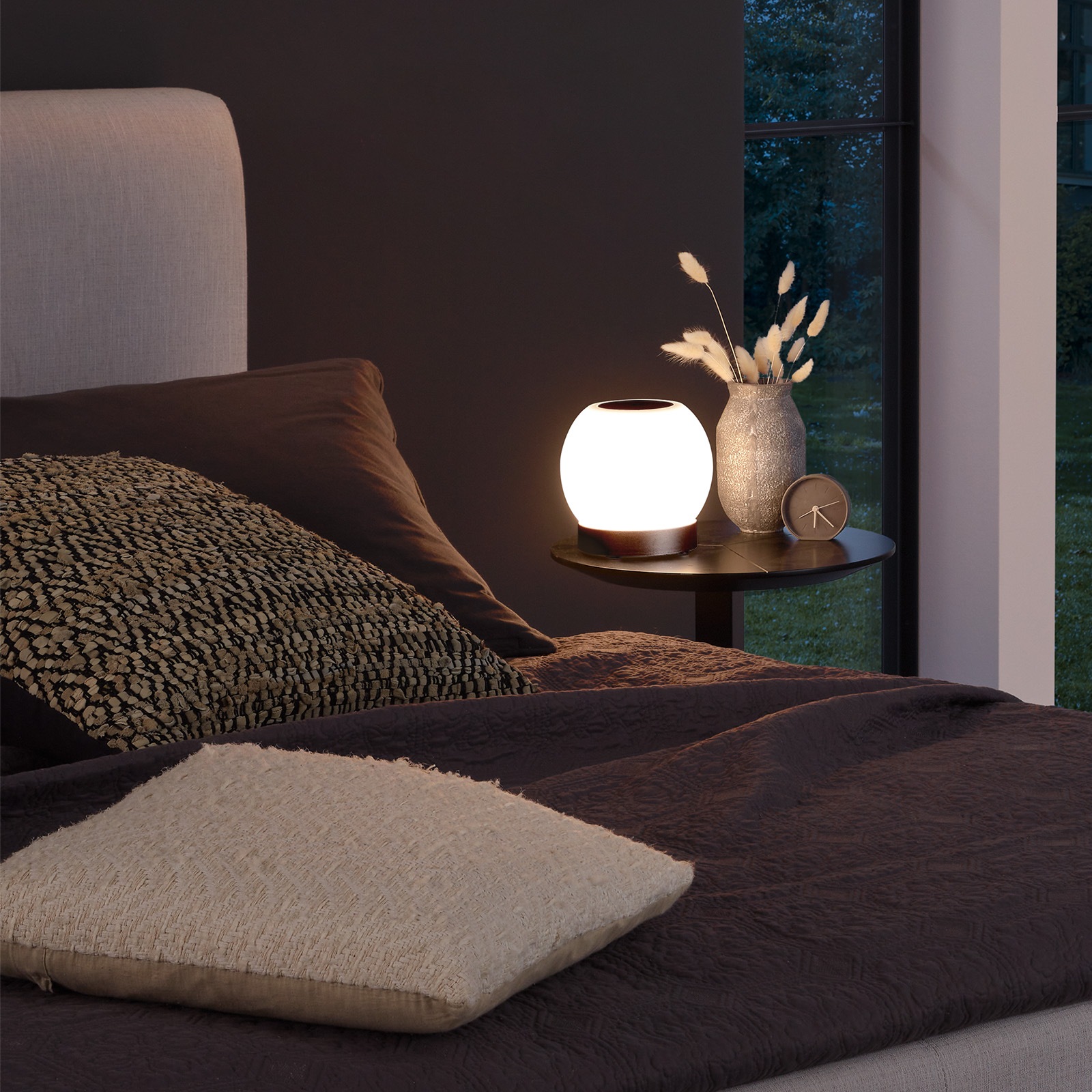 Briloner Leuchten LED Dekolicht »POKA« LED-Modul 1 Stk. Warmweiß 16 x 15 cm, Indoor/Outdoor, Balkon, Wohnzimmer