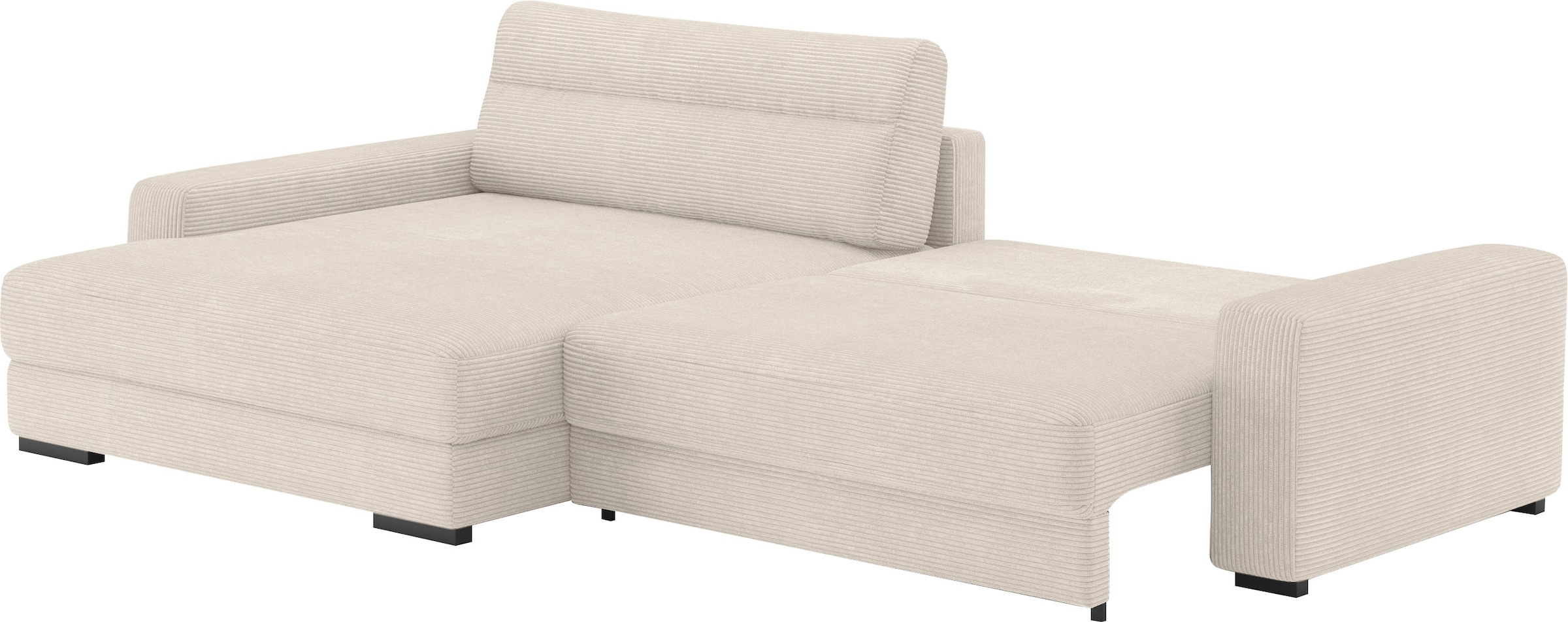 Mr. Couch Ecksofa »Marcello DuraFlex L-Form«, EasyBett, Bettkasten, Kaltschaumpolsterung, bis 140 kg belastbar