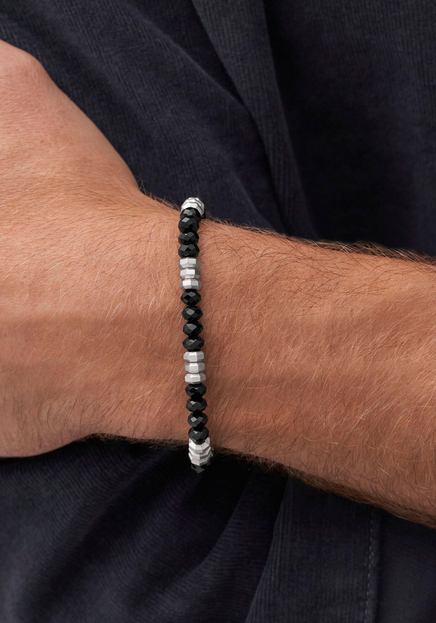 Fossil Armband »Schmuck Geschenk Edelstahl Armschmuck JEWELRY ALL STACKED UP«, mit Agate