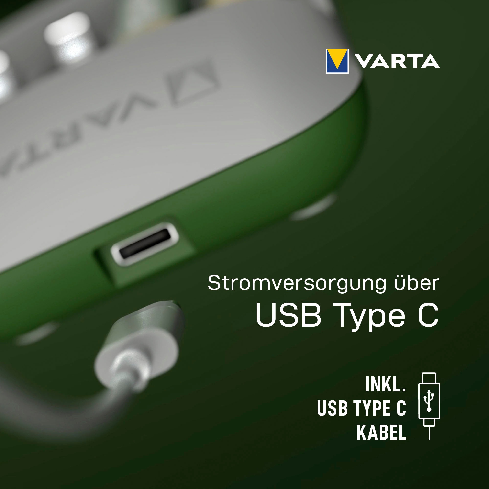 VARTA Batterie-Ladegerät »Eco Charger Multi Recycled + 8x AA 2100 mAh«, 2000 mA, (Packung)