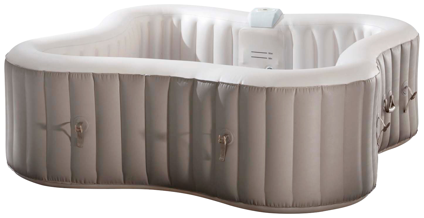 Whirlpool »ELITE PLUS 900l«, (Set), in Kleeblattform, aufblasbar, BxLxH: 198x198x65...