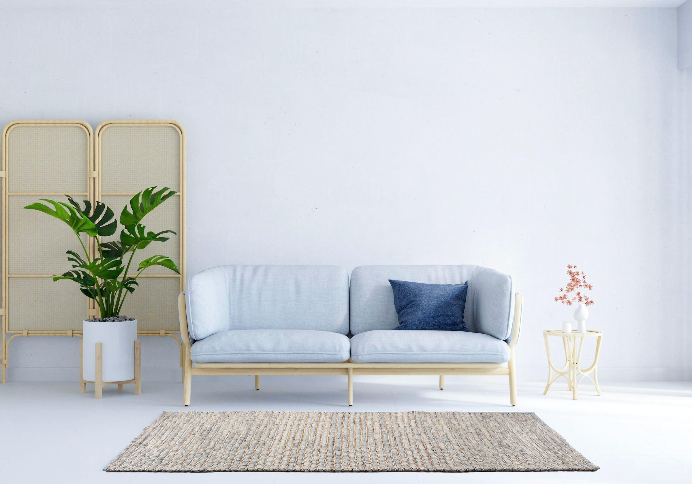 my home Wollteppich »Leevy, Wolle und Jute- handgewebt«, rechteckig, 25 mm Höhe, handgewebt, Handweb Teppiche, Wohnzimmer, Schlafzimmer, Esszimmer