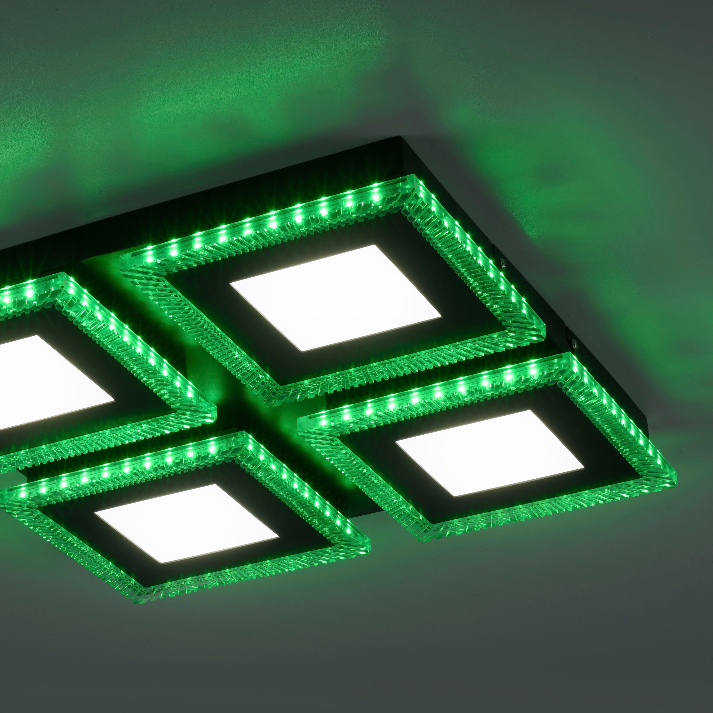 Leuchten Direkt LED Deckenleuchte »ACRI«, 2 flammig-flammig | BAUR