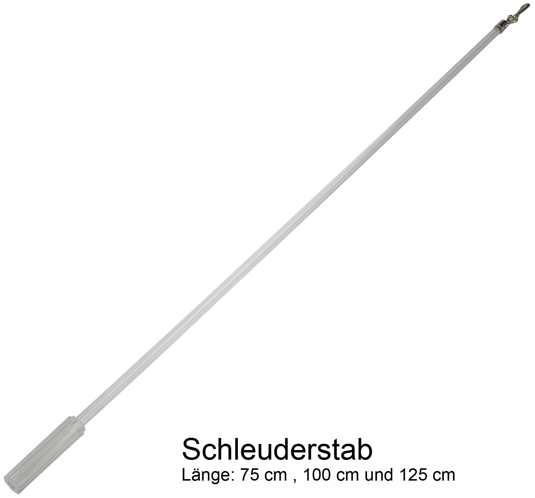 Liedeco Schleuderstab, (1 St.), für Seitenschals, Gardinen