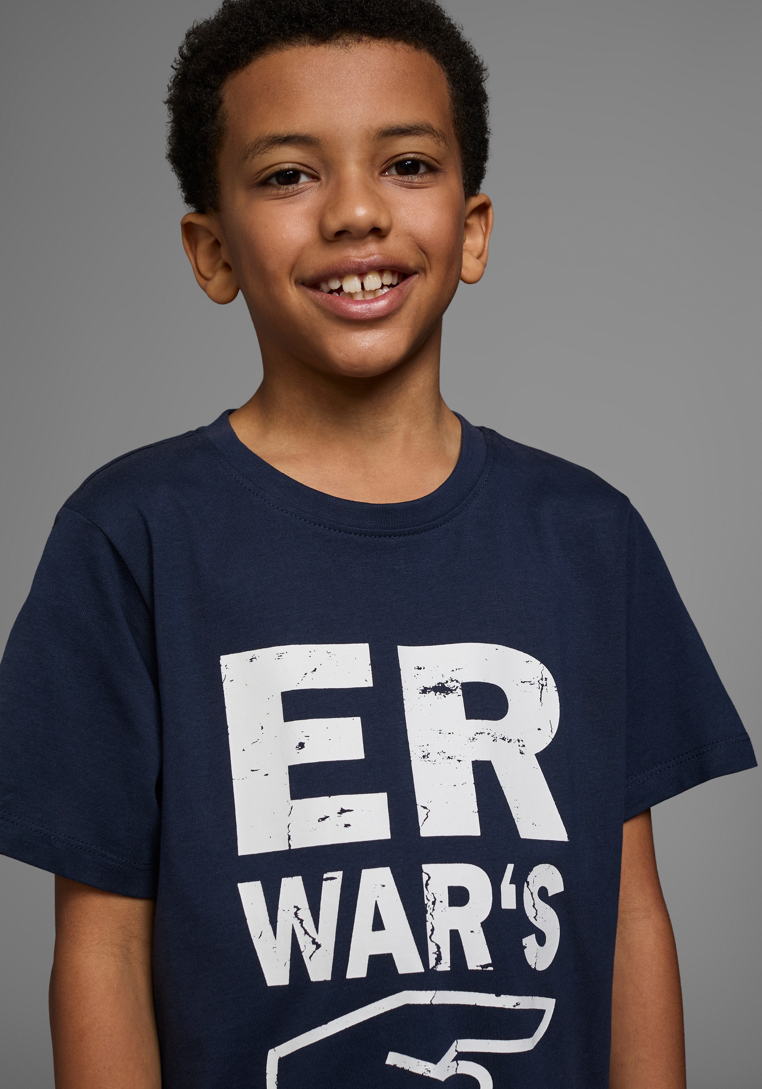 Thumbnail - KIDSWORLD T-Shirt "Sprücheshirt: ER WAR`S" Immer einen coolen Spruch parat. Sprücheshirt