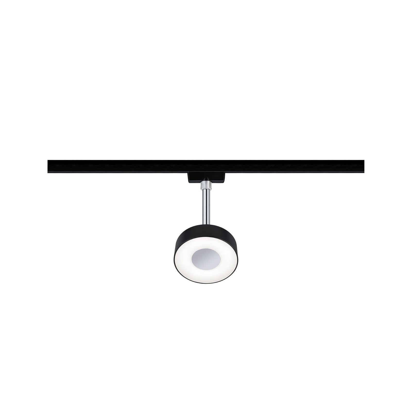Paulmann Schienensystem-Leuchten »URail Schienenspot Circle Einzelspot 160lm 5W 4000K 230V Chrom matt« 1 Stk. tlg. dimmbar