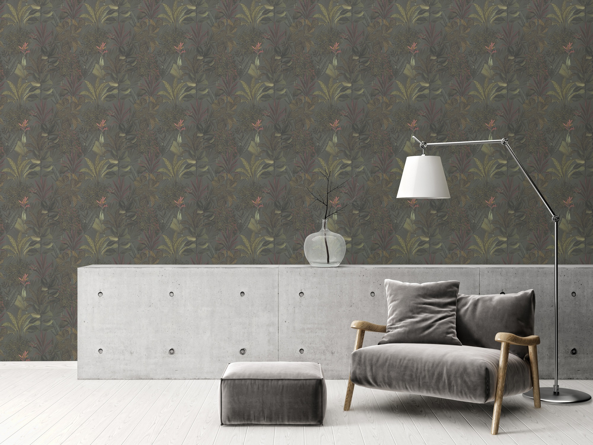living walls Vliestapete, matt, Vliestapete Dschungel für Schlafzimmer Küche Wohnzimmer Dschungel Flur