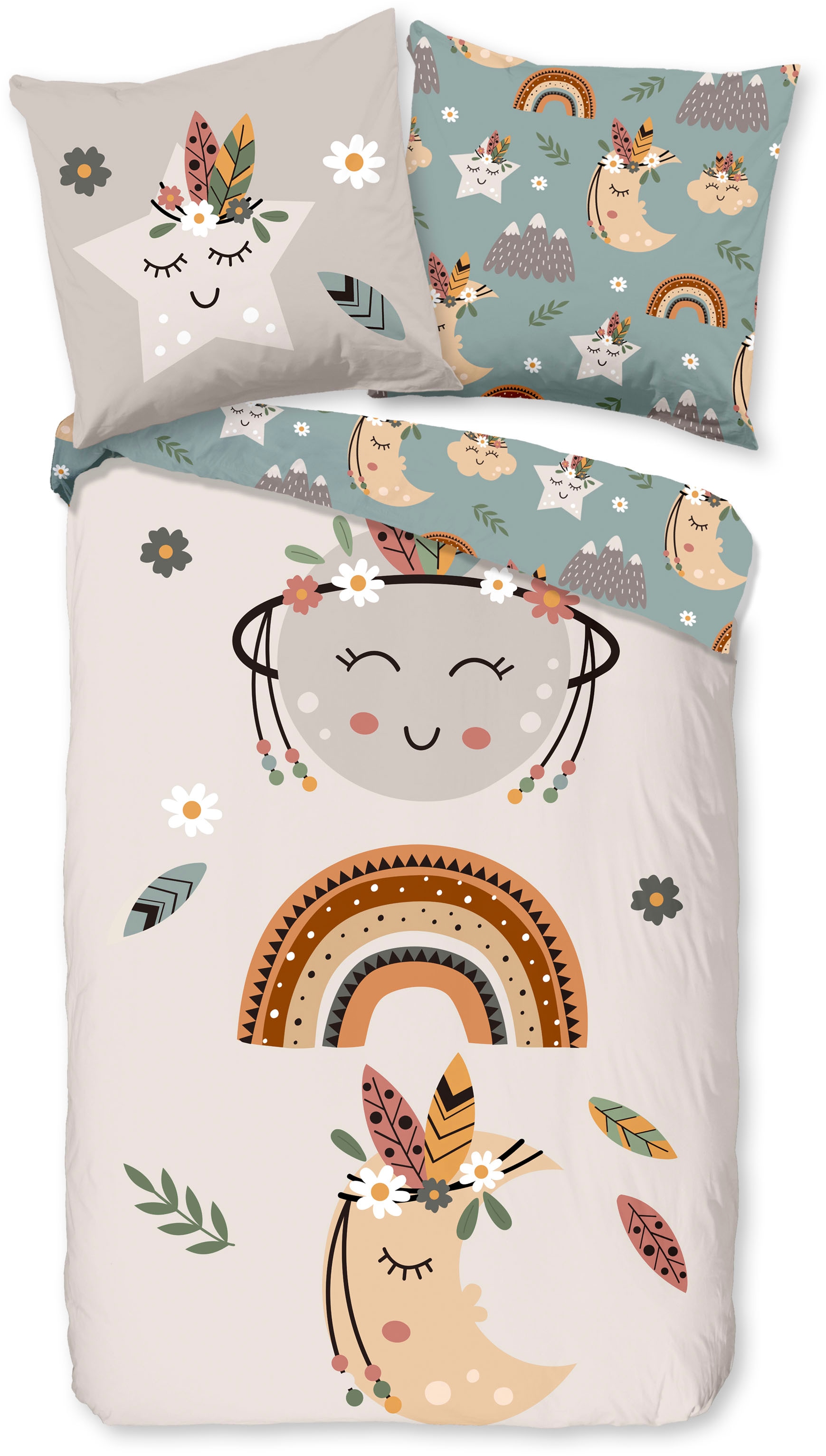 good morning Kinderbettwäsche "Momo" 2 Stk. tlg. Mikrofaser, 135x200, Pfleg günstig online kaufen