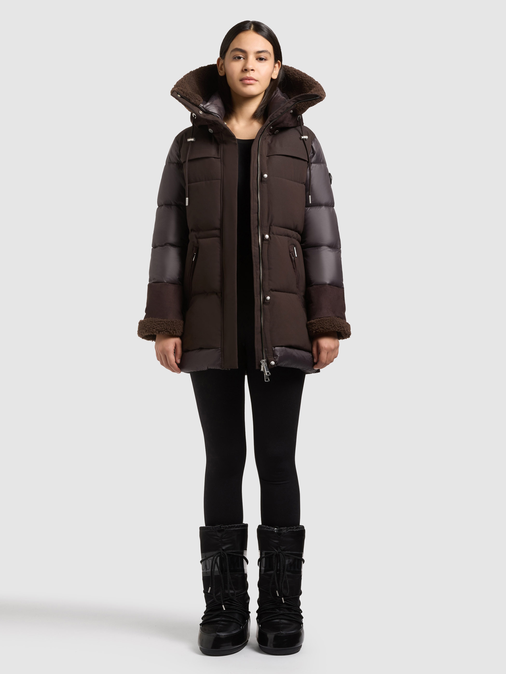 khujo Steppjacke »FRANNI« mit Kapuze