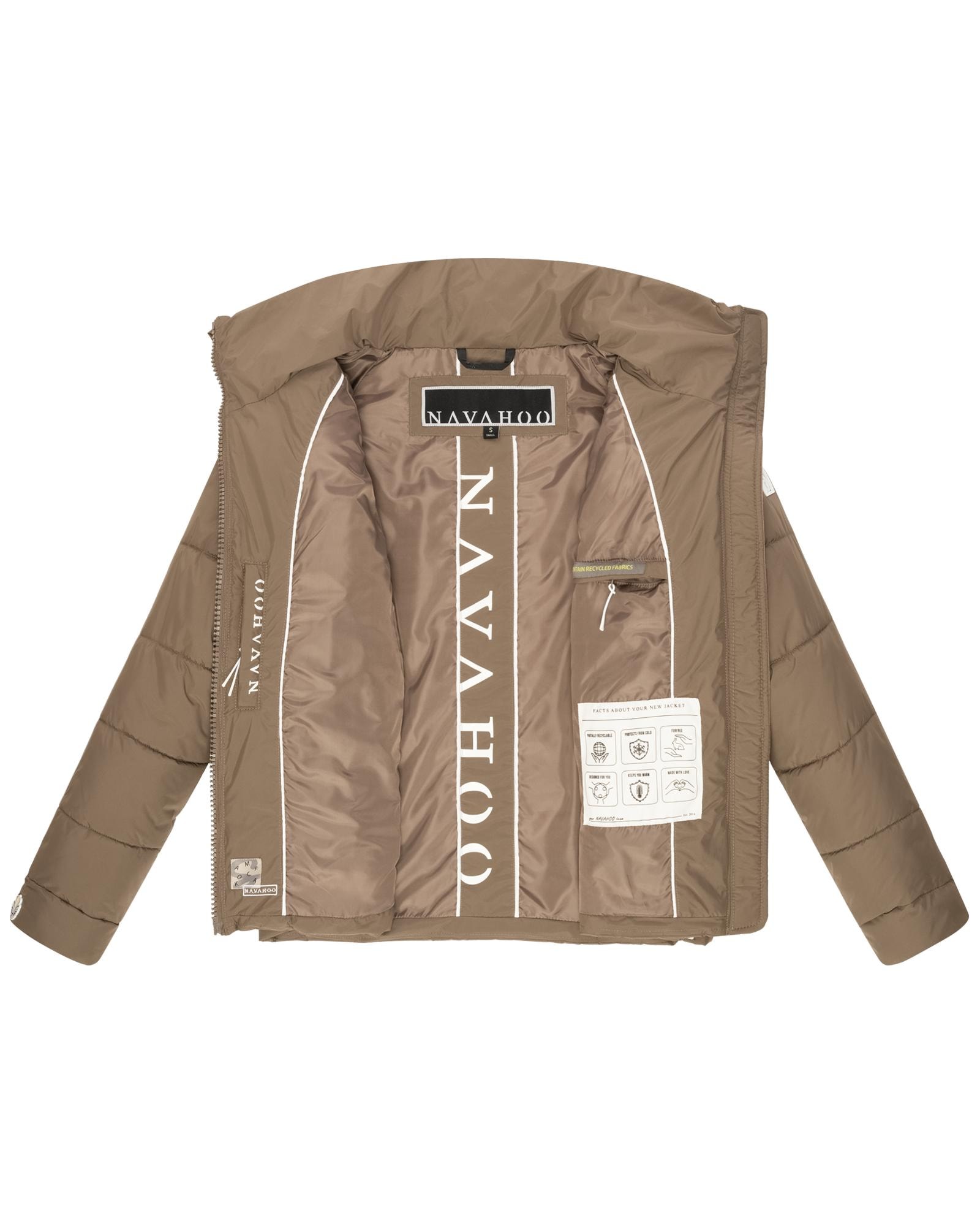 Navahoo Steppjacke »Luftzauber 14«, ohne Kapuze, Gesteppte Damen Übergangsjacke