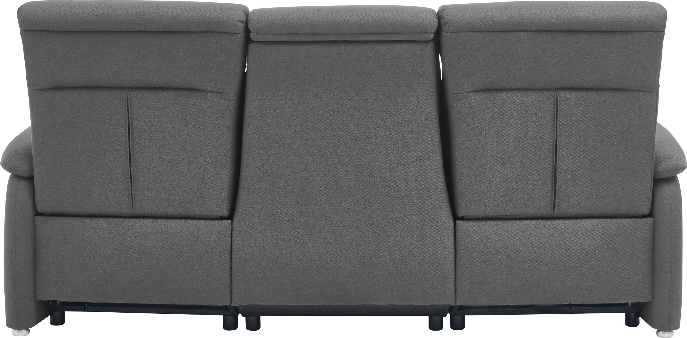 Home affaire 3-Sitzer »Turin mit Steckdose und USB-Port auch in Easy care-Bezug«, 2 x vollmotorische Relaxfunktion, herunterklappbarer Tisch