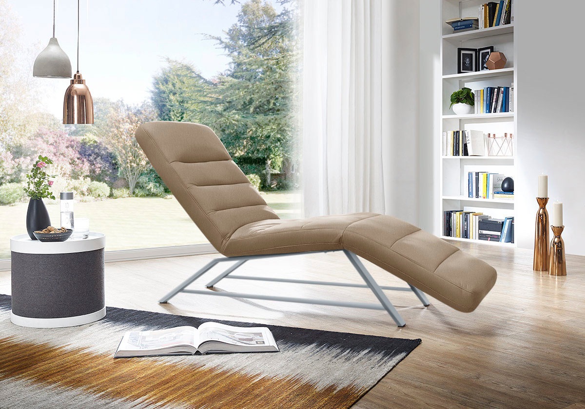 W.SCHILLIG Relaxliege »daily dreams«, Funktionsliege wahlweise mit Motor, Gestell matt, Breite 65 cm