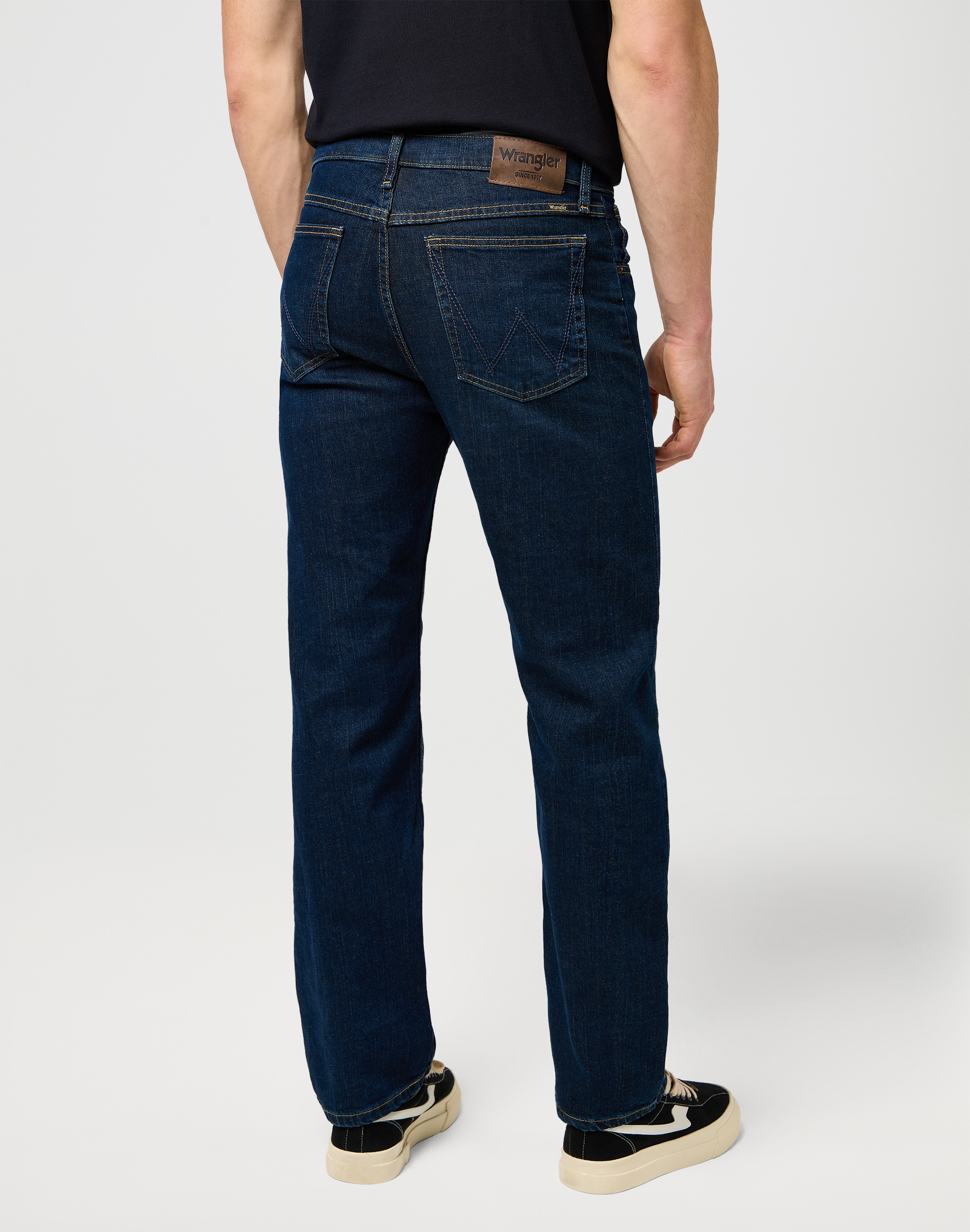 Thumbnail - Wrangler Straight-Jeans aus elastischer Baumwollmischung
