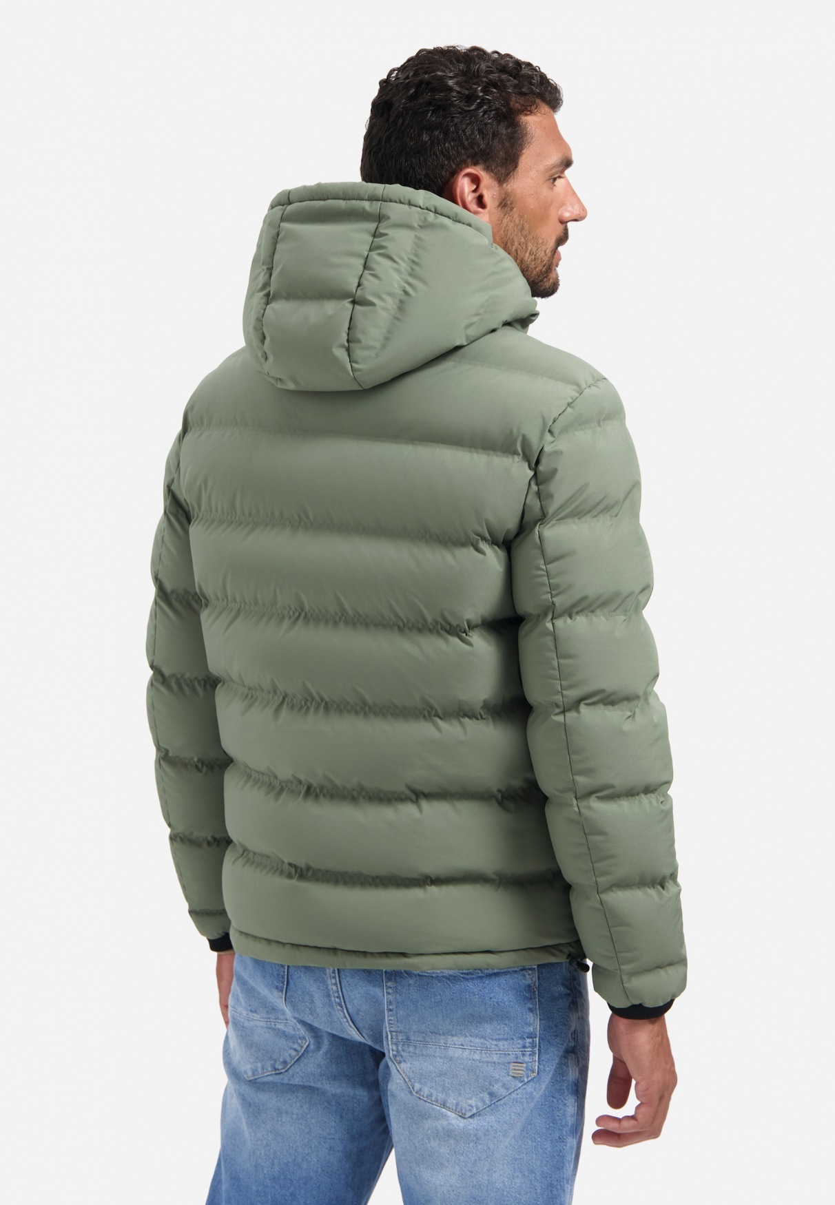 NO EXCESS Steppjacke »No Excess Jacke mit Kapuze Jacket Short Fit Sealed Hooded Padded«