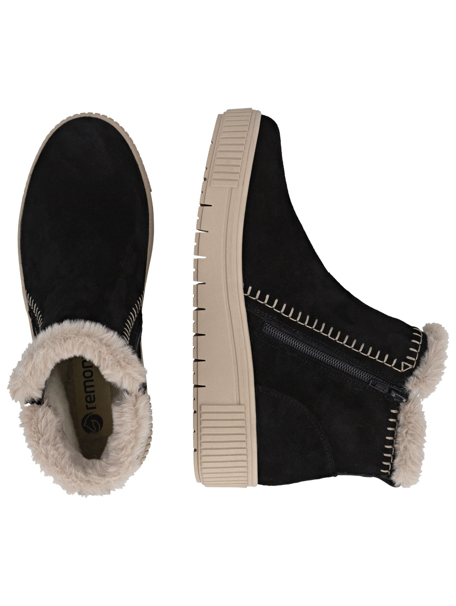 Remonte Plateaustiefelette »Remonte Stiefelette Leder«