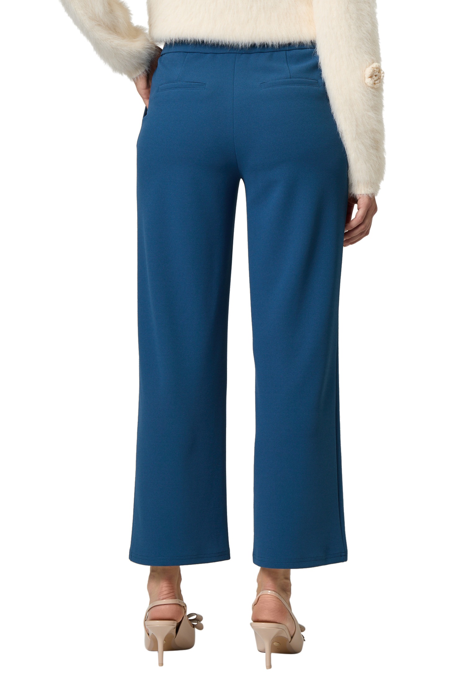 Zero Stoffhose »zero Hose Wide Leg Gummibund 28 Inch«, Plain/ohne Details