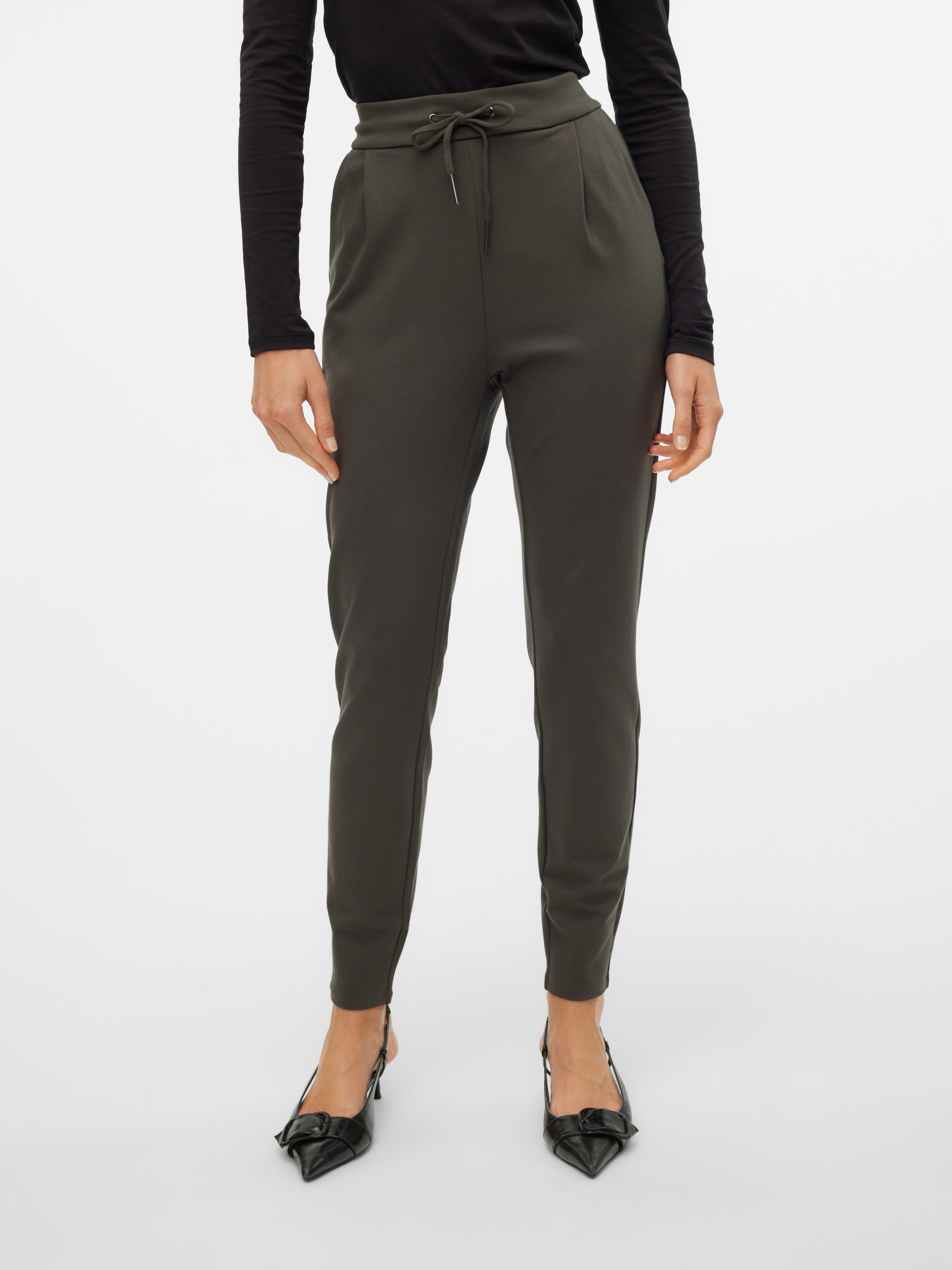 Vero Moda "VMEVA MR LOOSE STRING PANT GA NOOS" hinten mit elastischem Bündc günstig online kaufen
