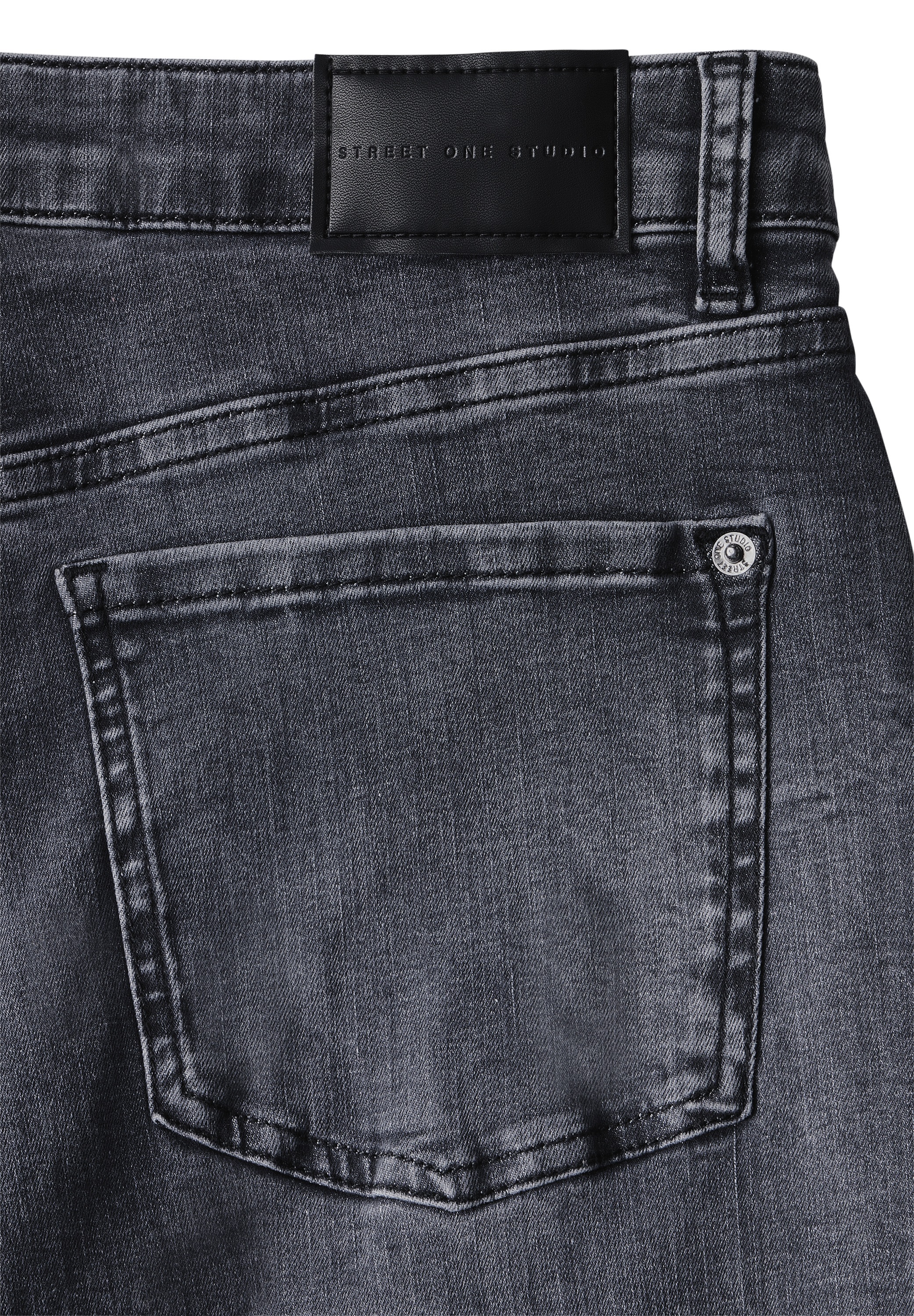 STREET ONE STUDIO Gerade Jeans, High Waist