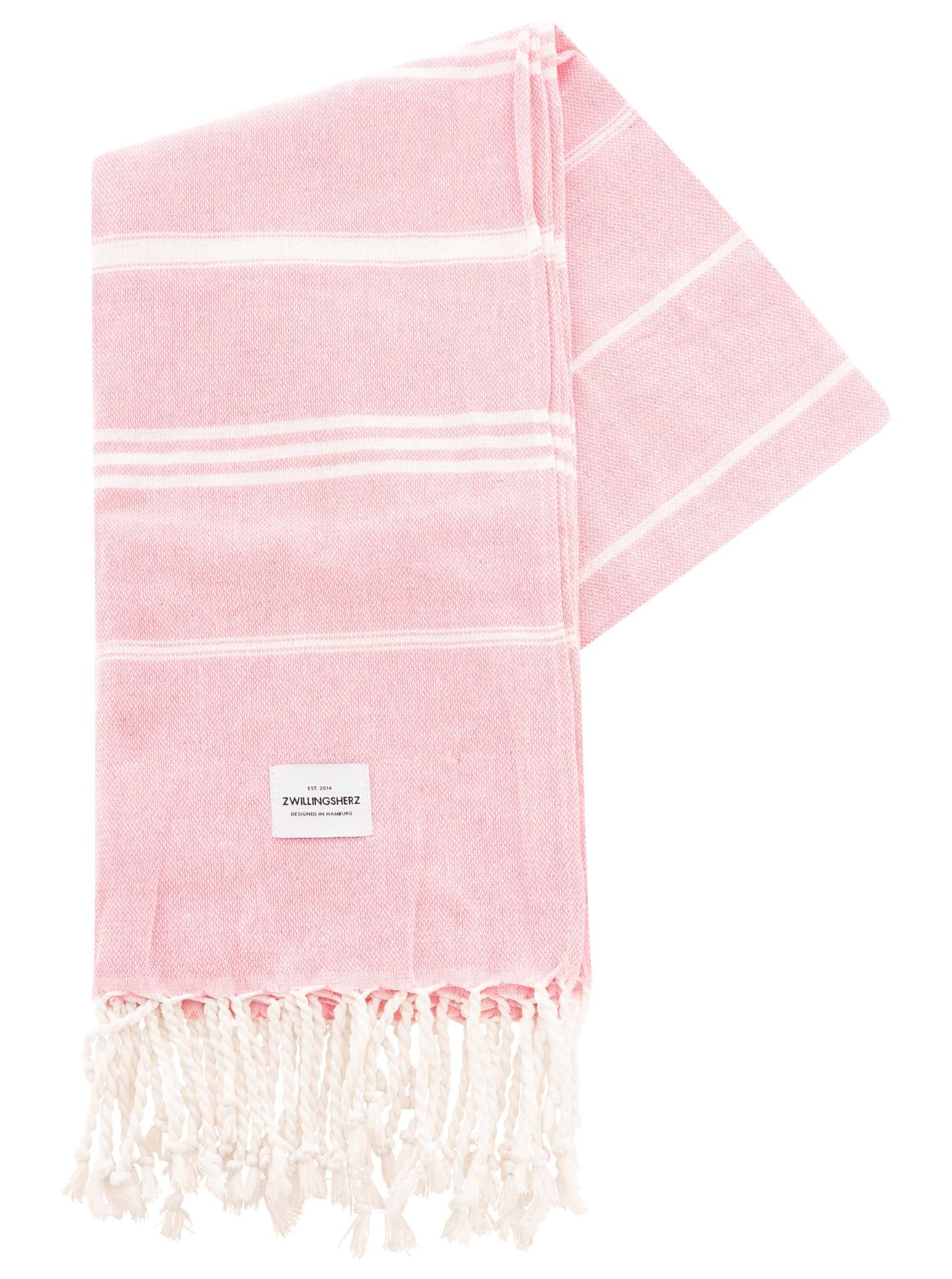 Zwillingsherz Strandtuch »"Towel"« mit Tasseln, Streifenmuster