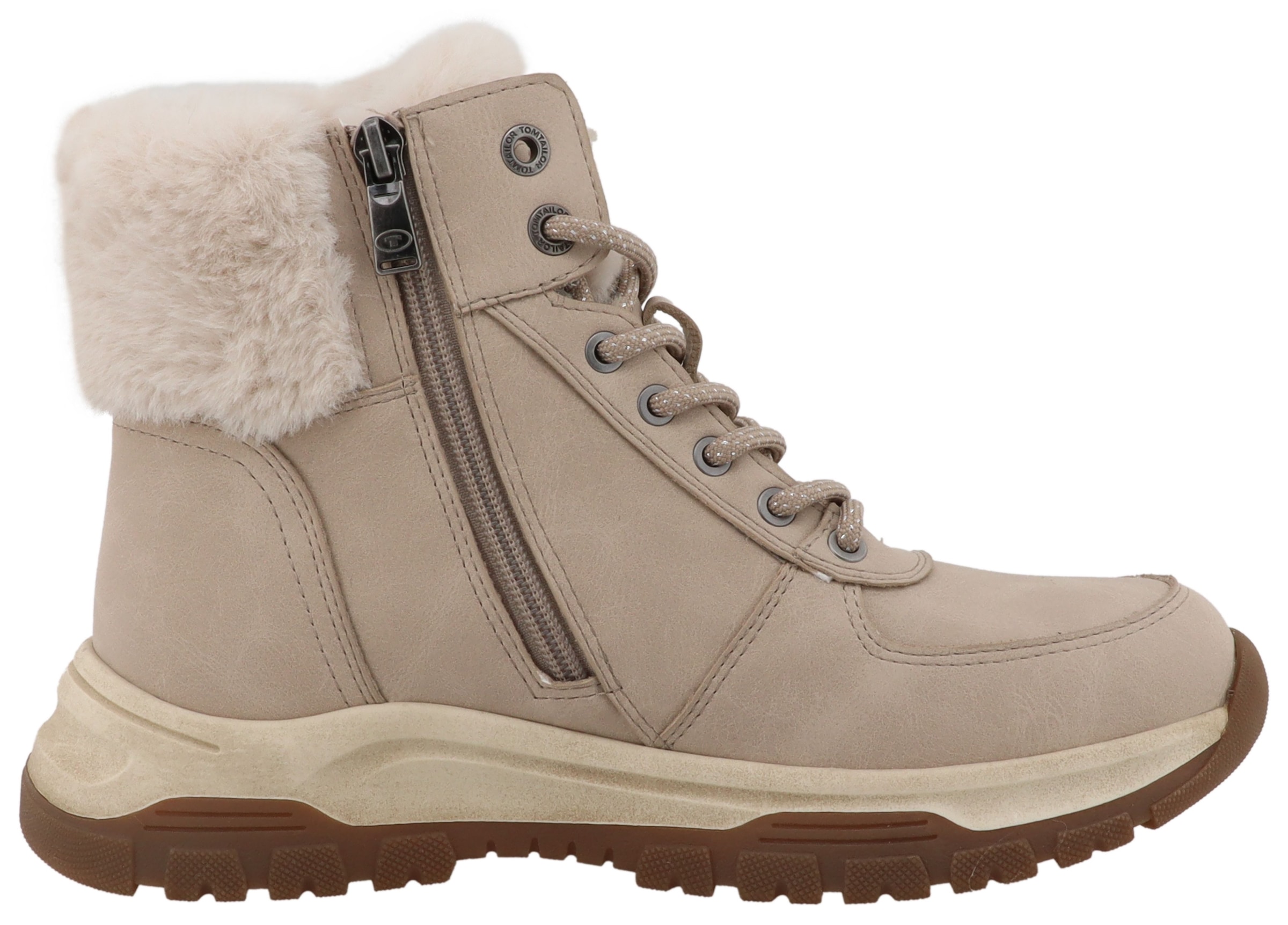 TOM TAILOR Winterboots, Winterboots, Schnürboots mit TEX-Membrane