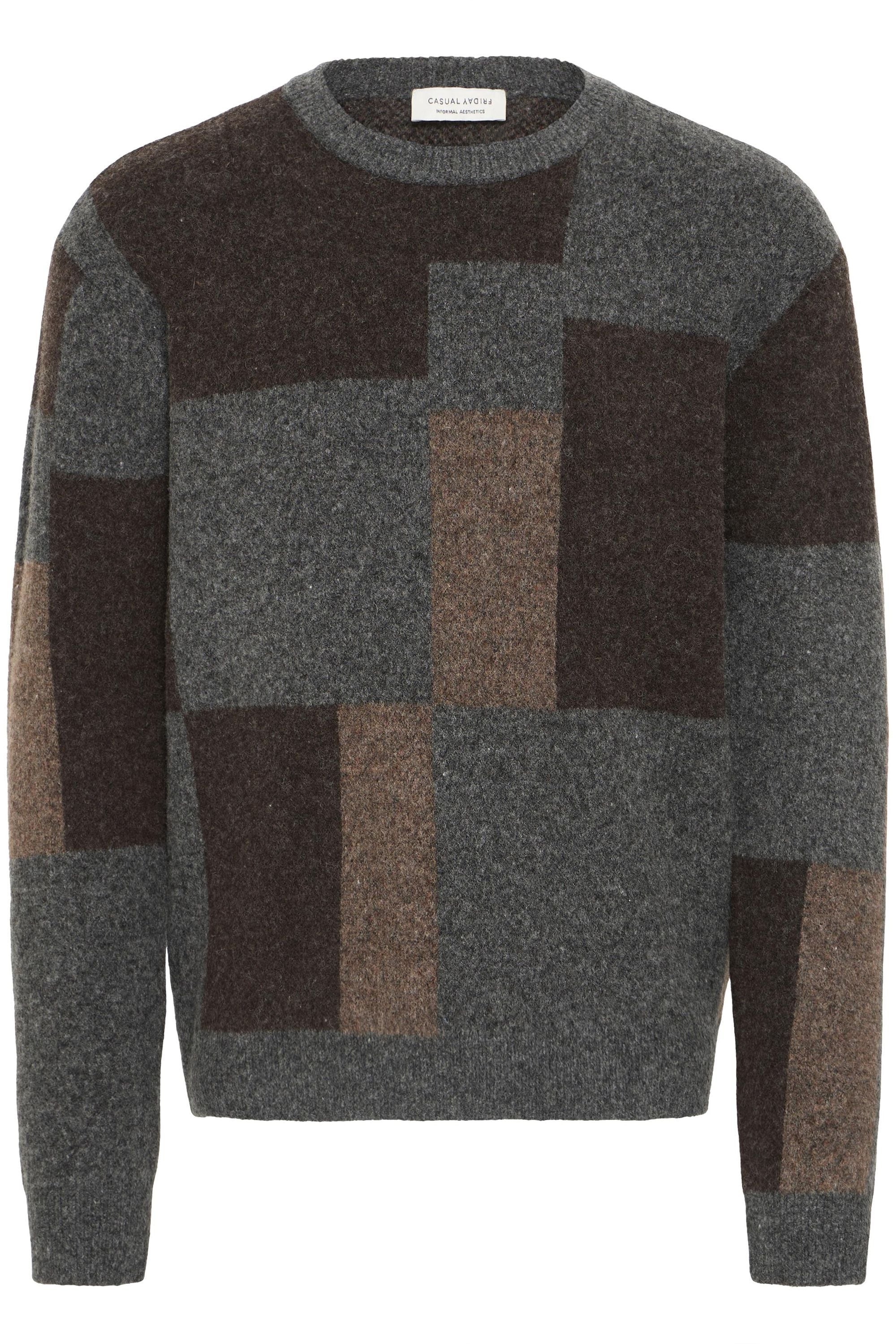 Casual Friday Strickfleece-Pullover "Strickpullover CFWIREN" günstig online kaufen