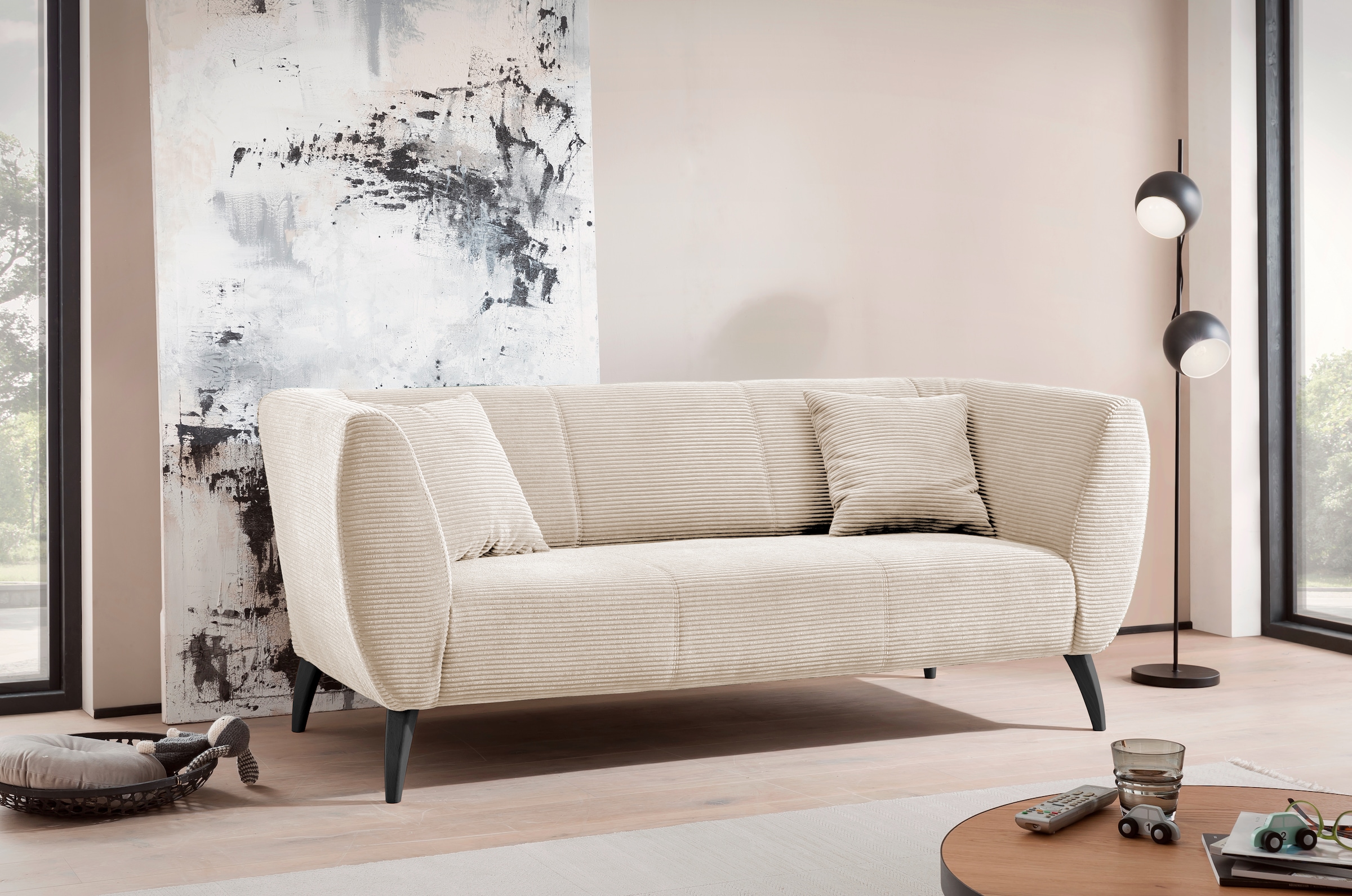 INOSIGN Polstergarnitur »Colori«, (Set, 2 tlg., 3-Sitzer und 2-Sitzer), auch als Loveseat erhältlich