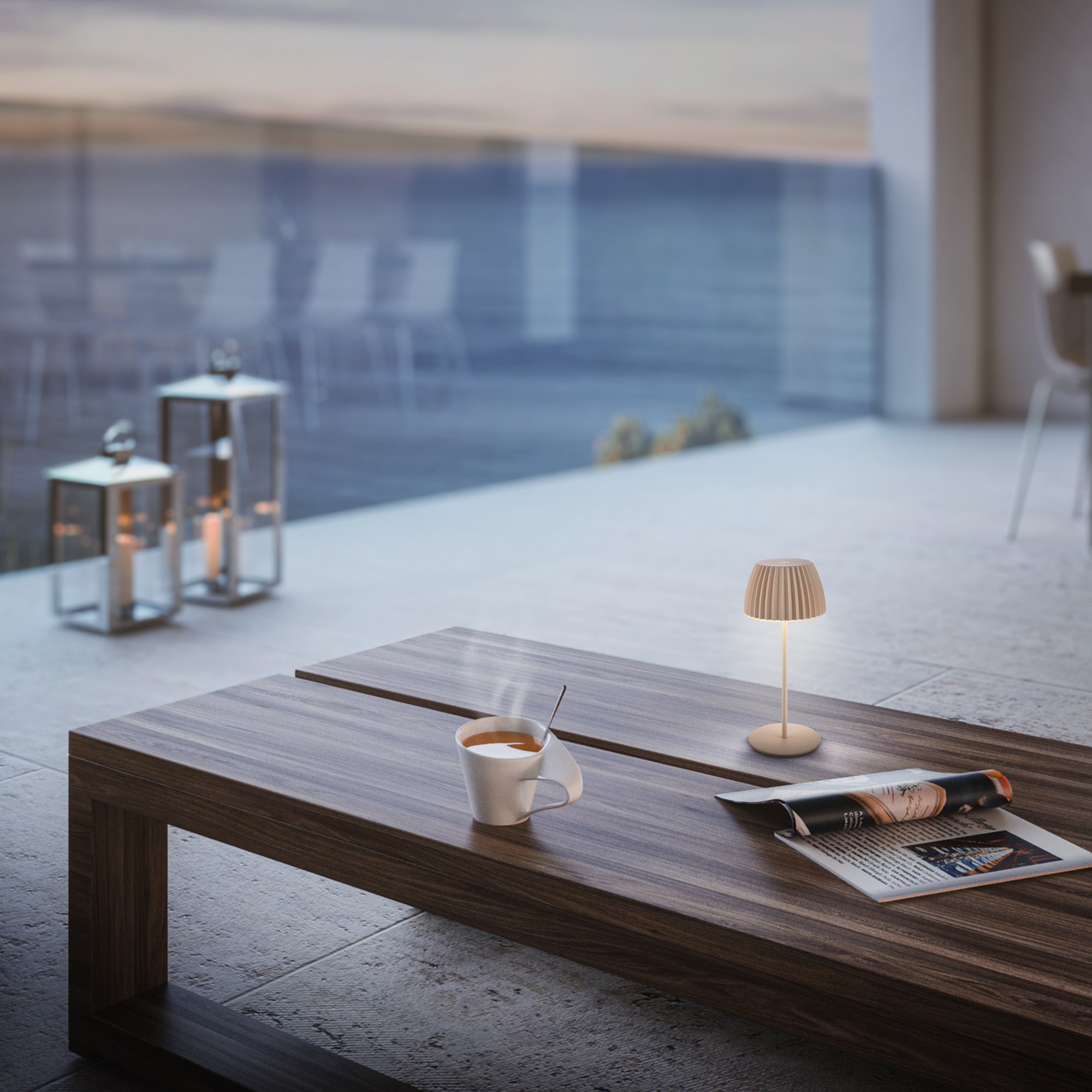 Briloner Leuchten LED Tischleuchte »Akku LED Tischleuchte« LED-Modul