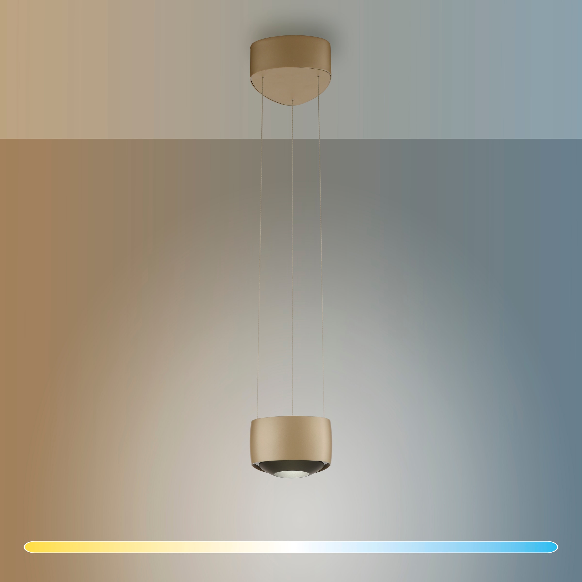 Neuhaus Q DESIGN CONTROL LIGHTS LED Pendelleuchte »Q-STRETTO« LED-Board 1 Stk. warmweiß - kaltweiß