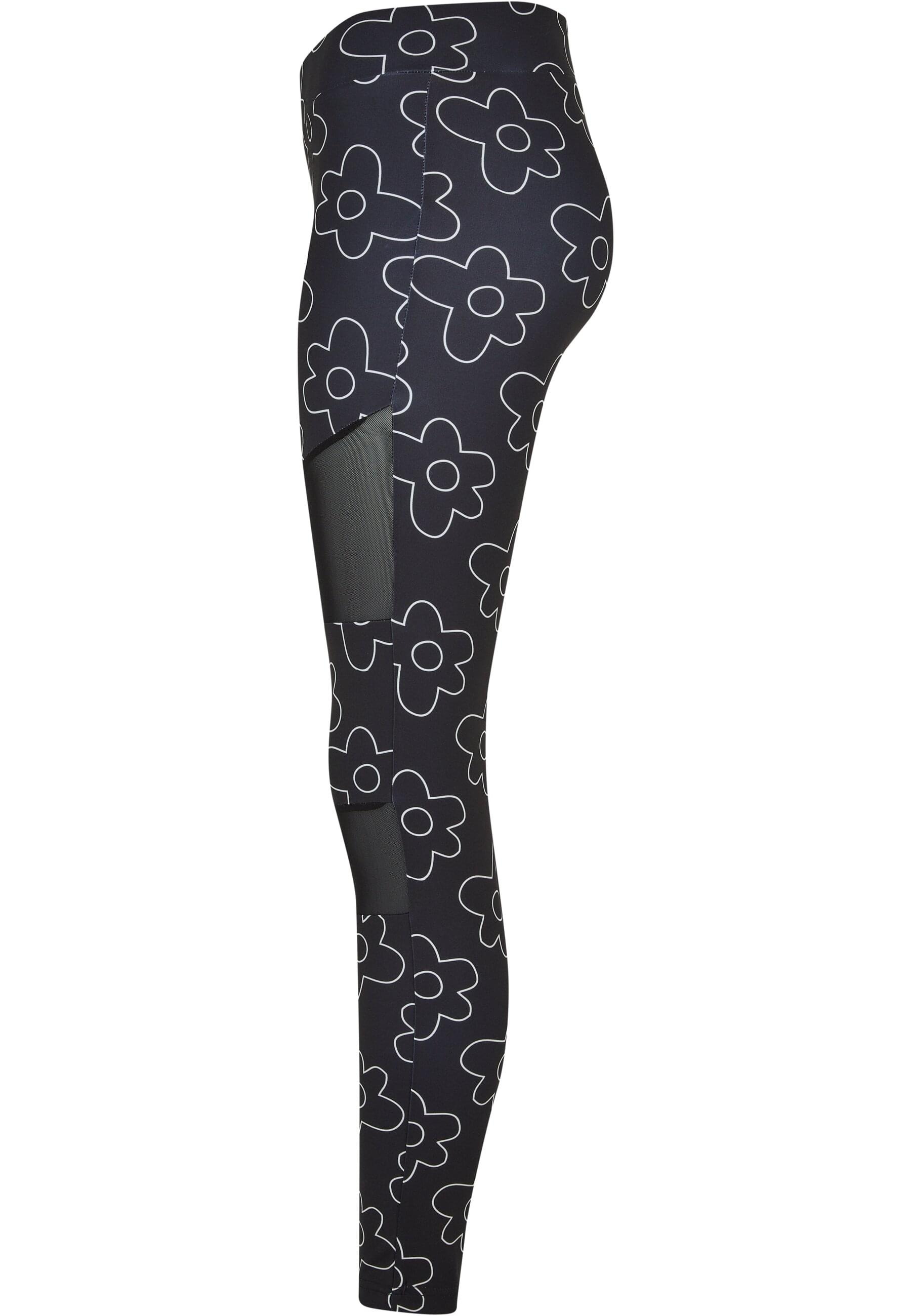 URBAN CLASSICS Leggings »Urban Classics Damen Ladies Tech Mesh AOP Leggings«, (1 tlg.)