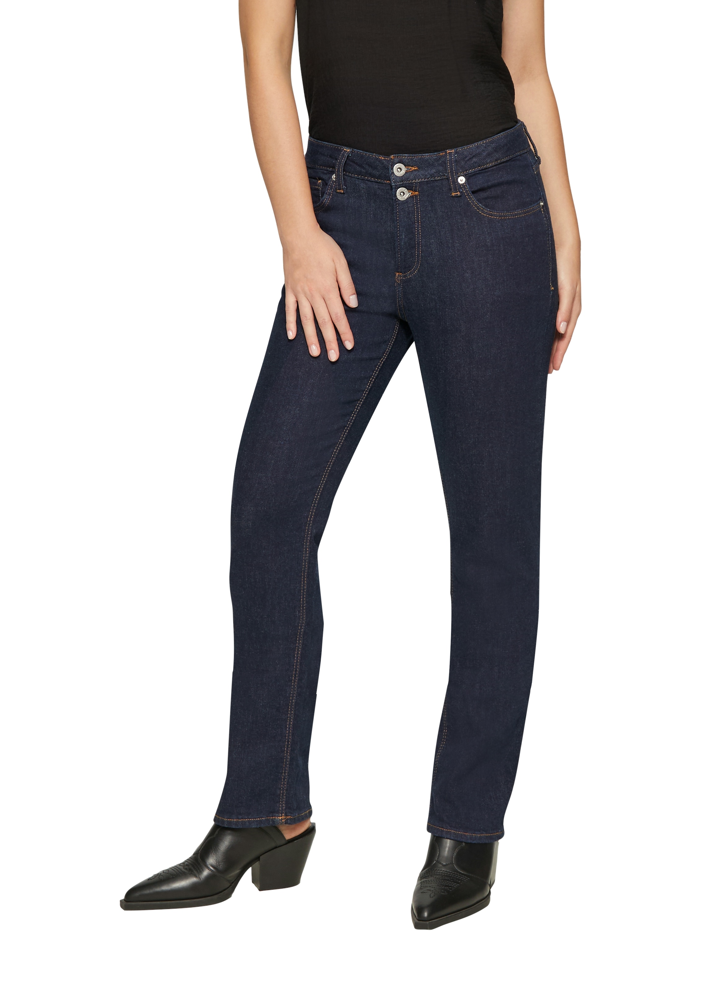 QS Bootcut-Jeans, im Five-Pocket Style