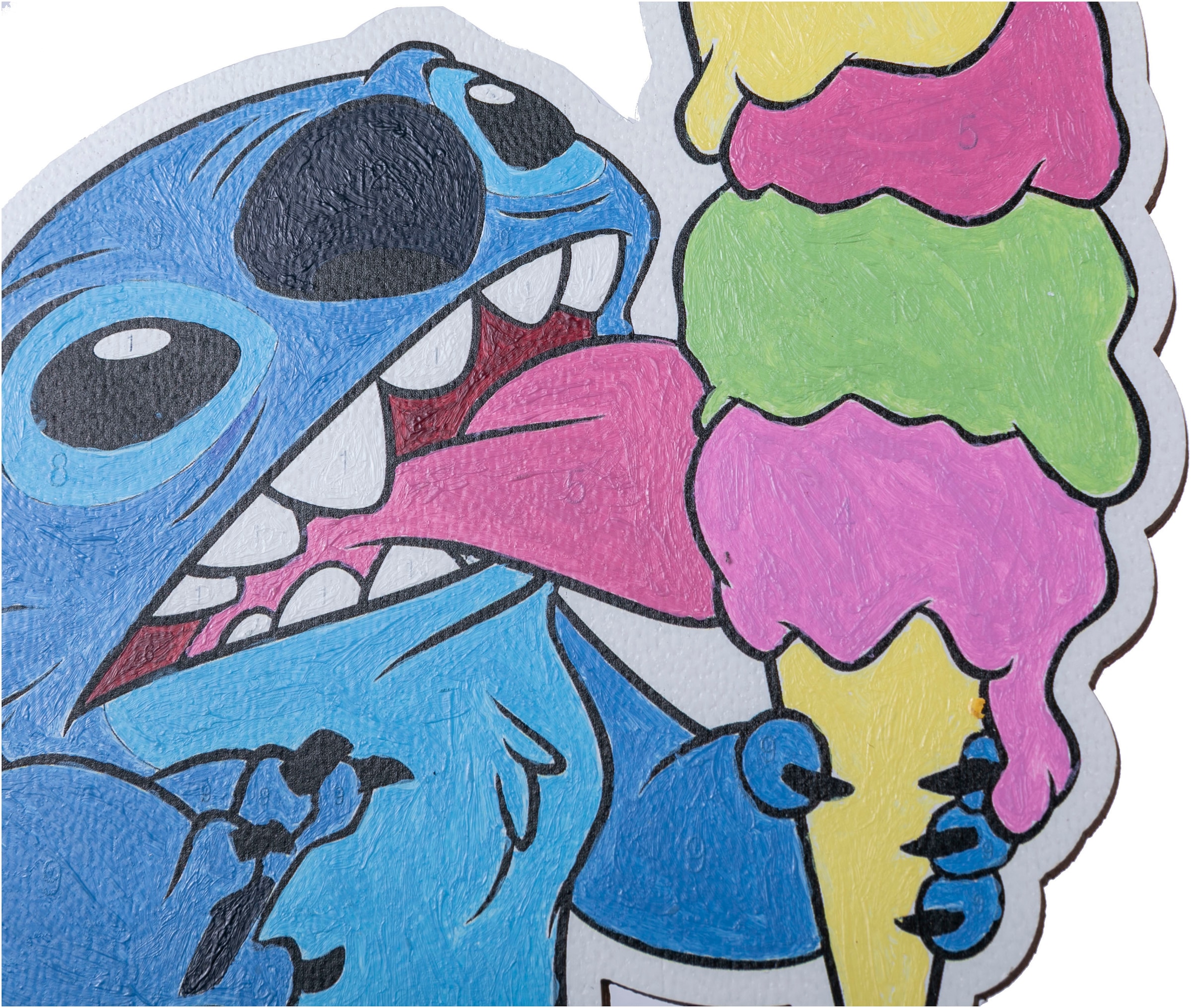 CRAFT Buddy Malen nach Zahlen »Buddies, Stitch XL«