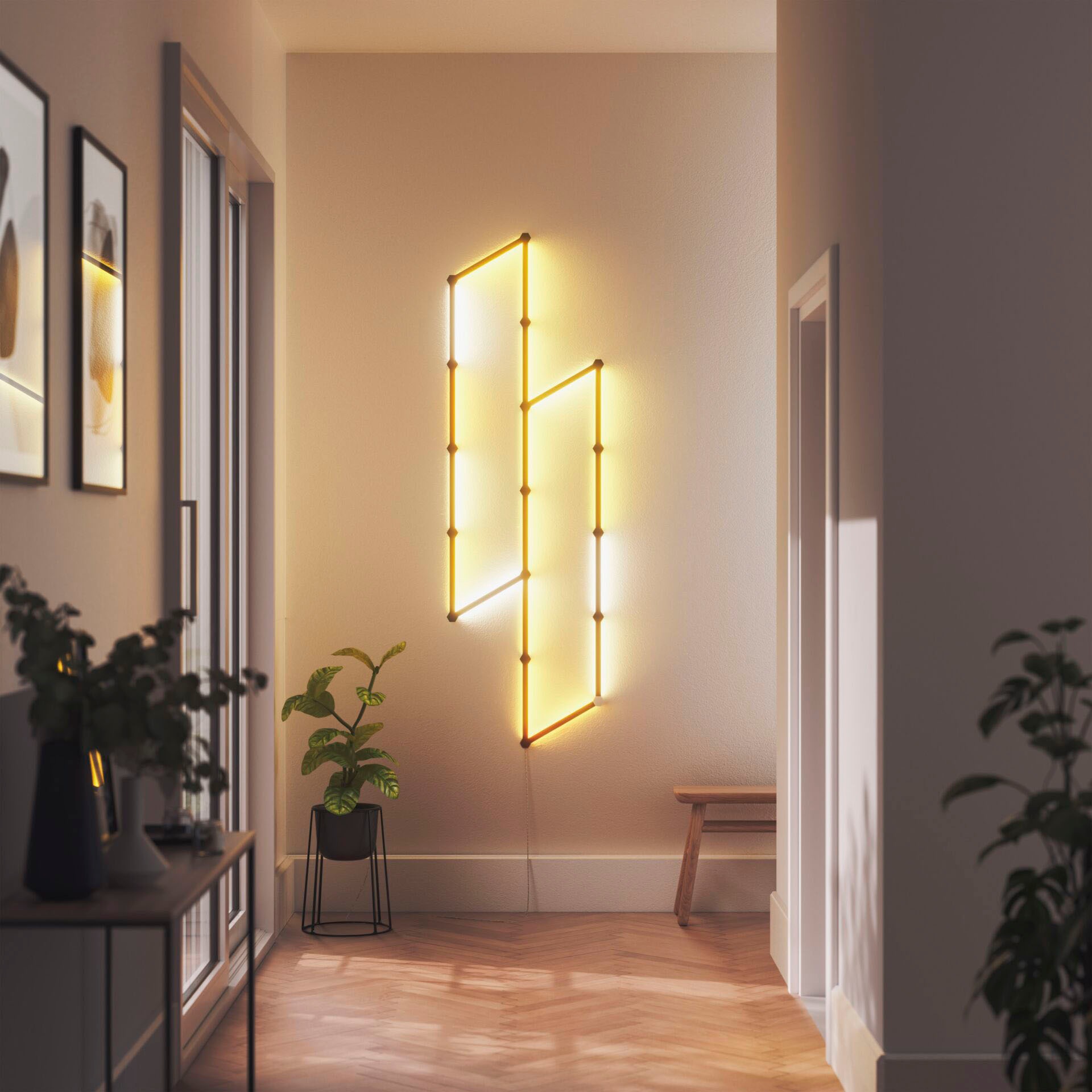 nanoleaf Dekolicht »Nanoleaf Lines Skin Matte 9pcs«, 9 PK Dekorative Verkleidung für die Nanoleaf Lines