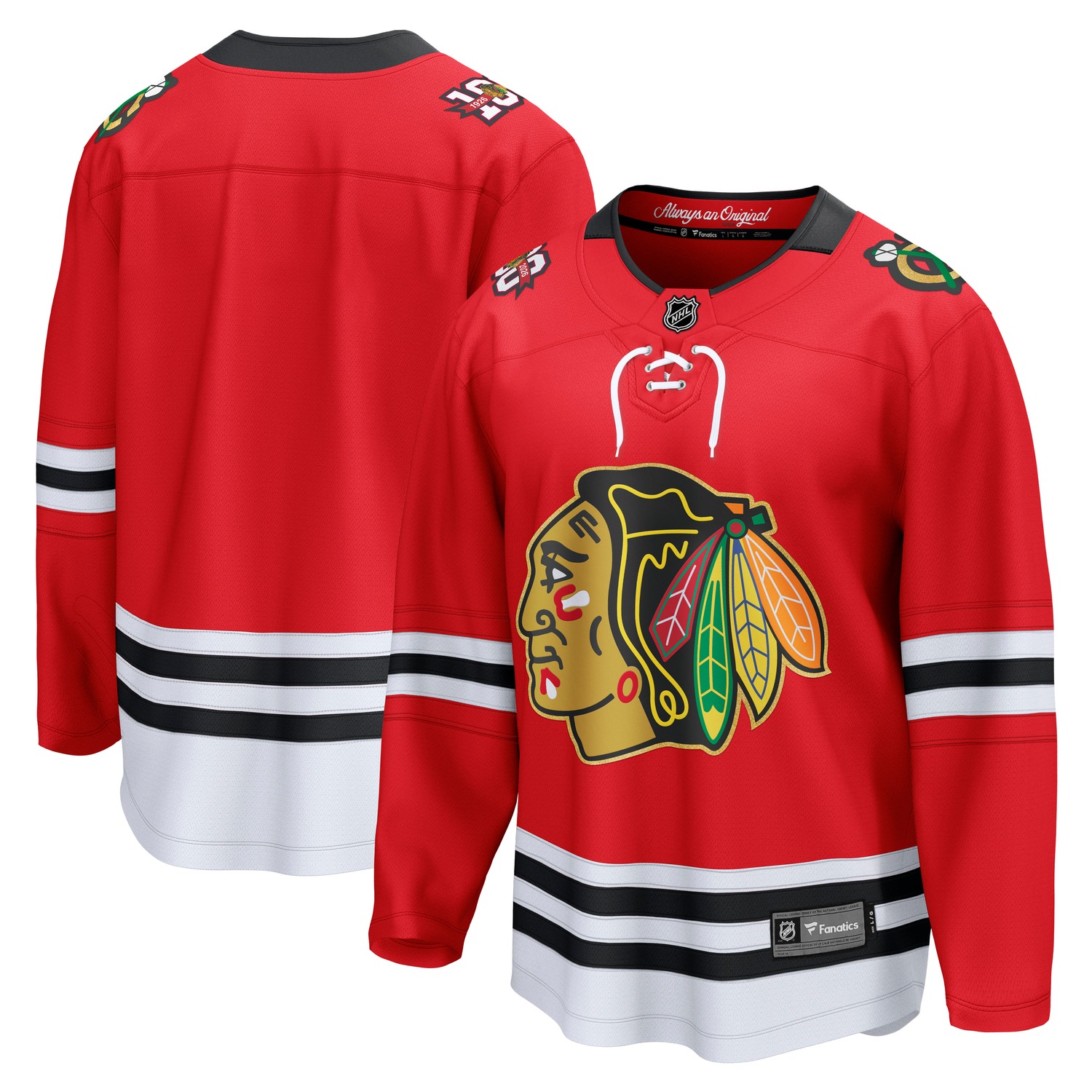 Fanatics Footballtrikot "Fanatics Trikot Chicago Blackhawks Home Breakaway Jersey"