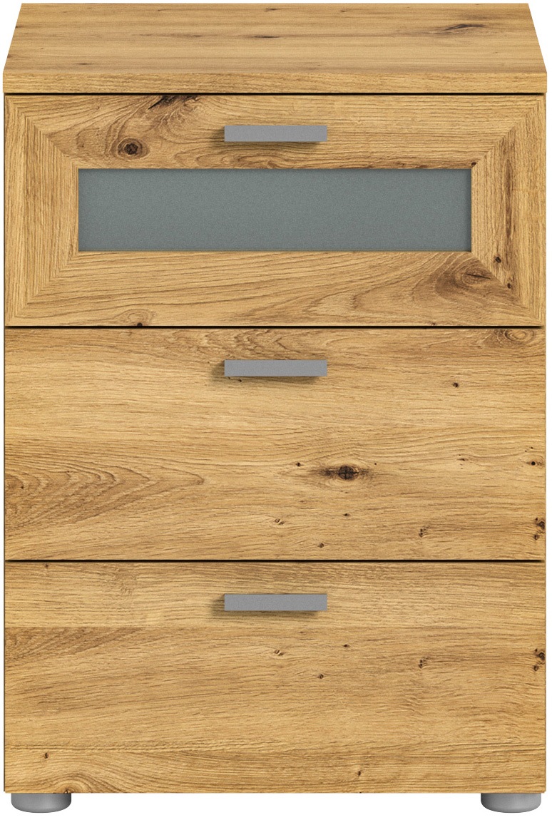 INOSIGN Kommode »Onex, Breite 45 cm, mit Glasfront im Schubkasten,vielseitig einsetzbar«, in verschiedenen Farben, Nachttisch, Nachtschrank