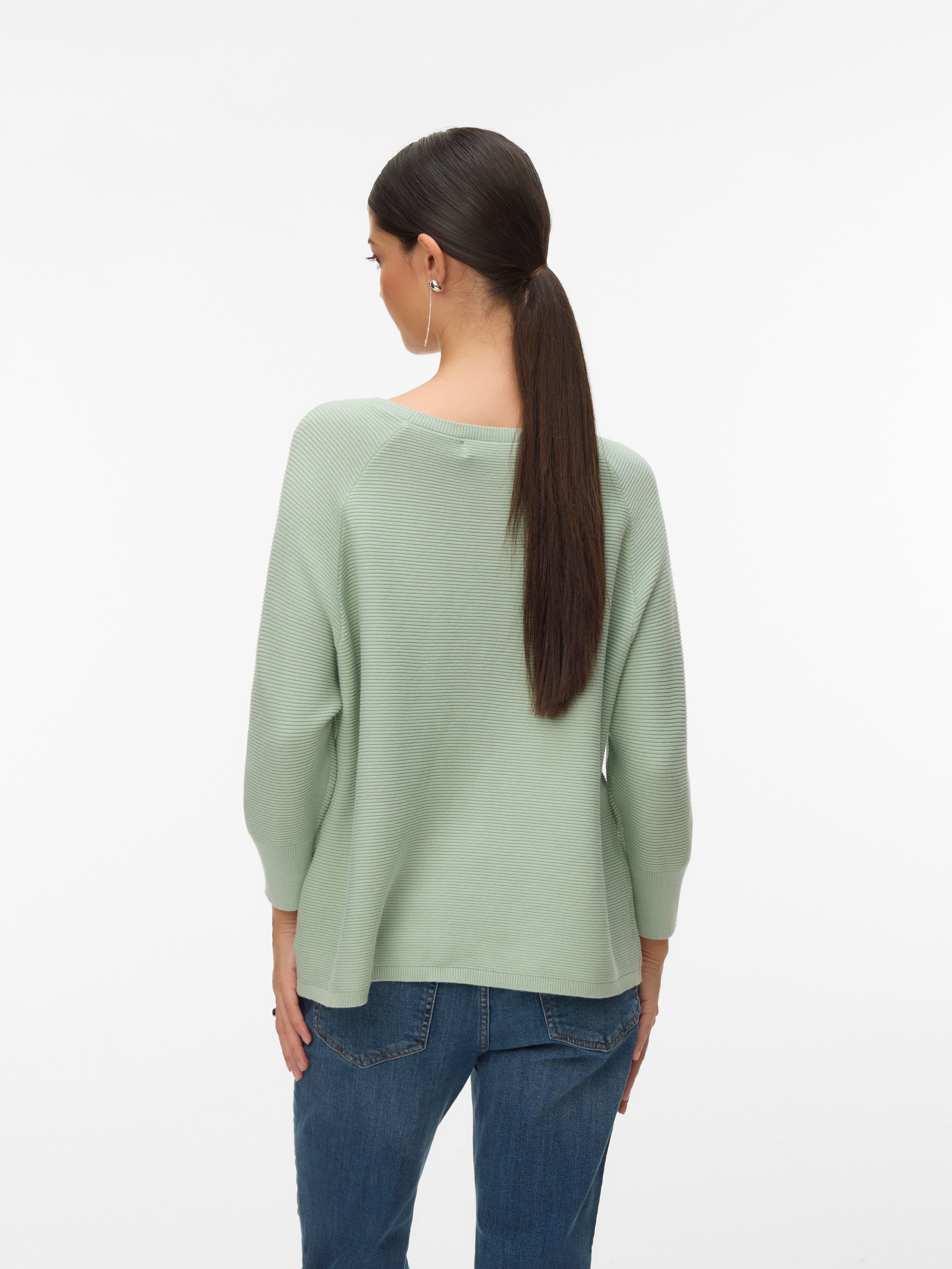 Vero Moda Strickpullover "VMNEW NORA 3/4 BOATNECK PULLOVER NOOS" günstig online kaufen