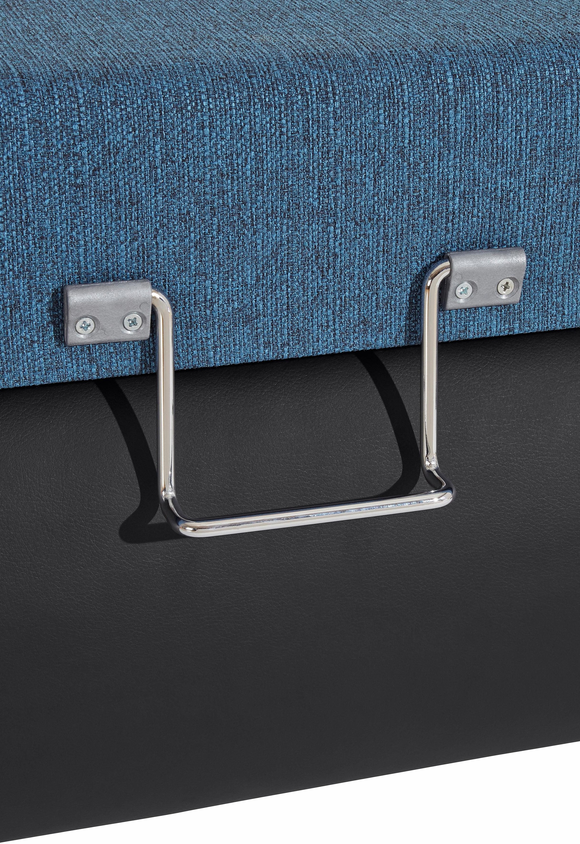 TRENDMANUFAKTUR Ecksofa »Indie, modern und bequem, Materialmix, OTTOs Choice, L-Form«, wahlweise XL oder XXL