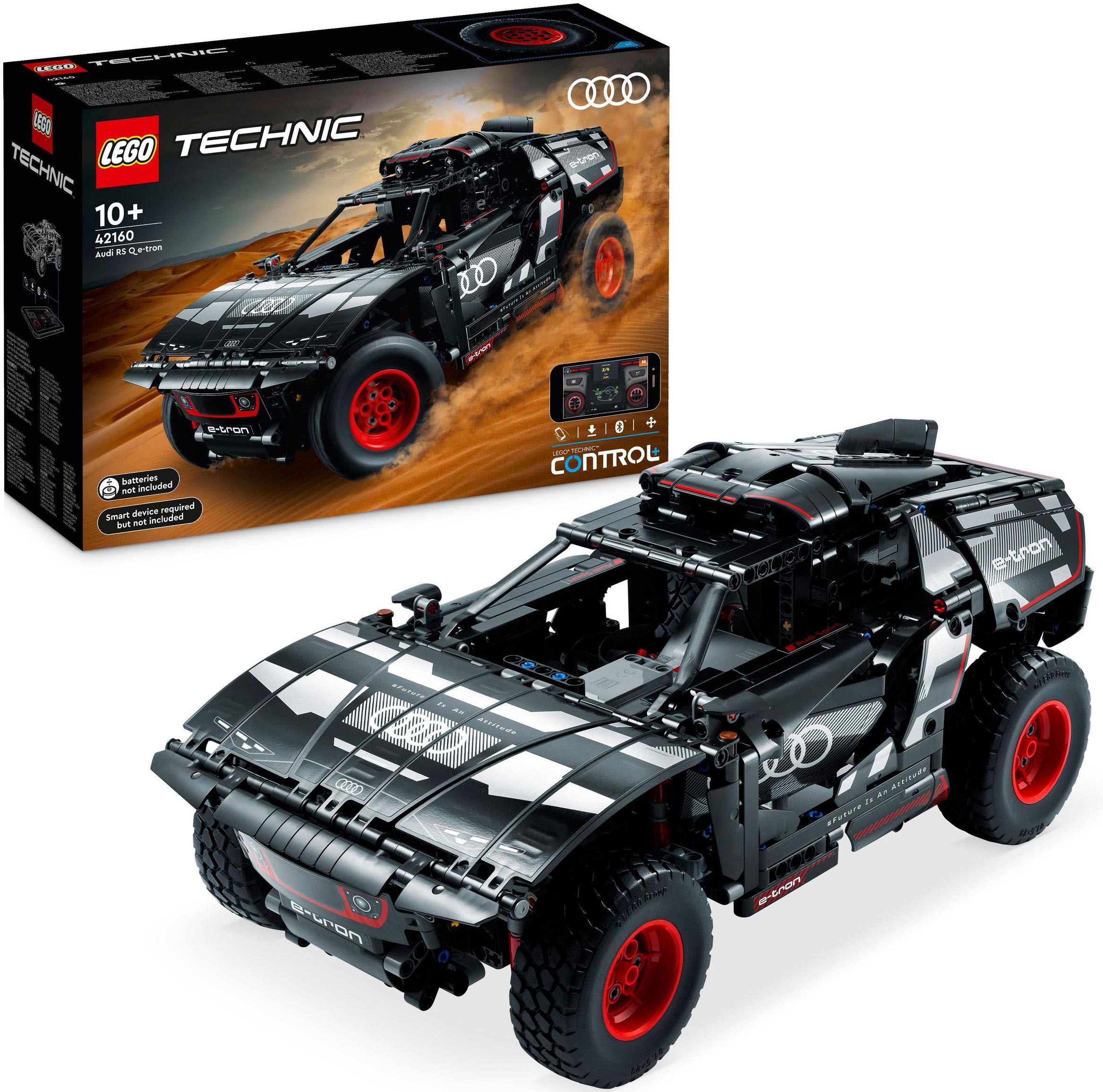 "Konstruktionsspielsteine LEGO ""Audi RS Q e-tron (42160), LEGO Technic"", bunt (farbe), Spielbausteine, Kinder, Kunststoff, Made in Europe"