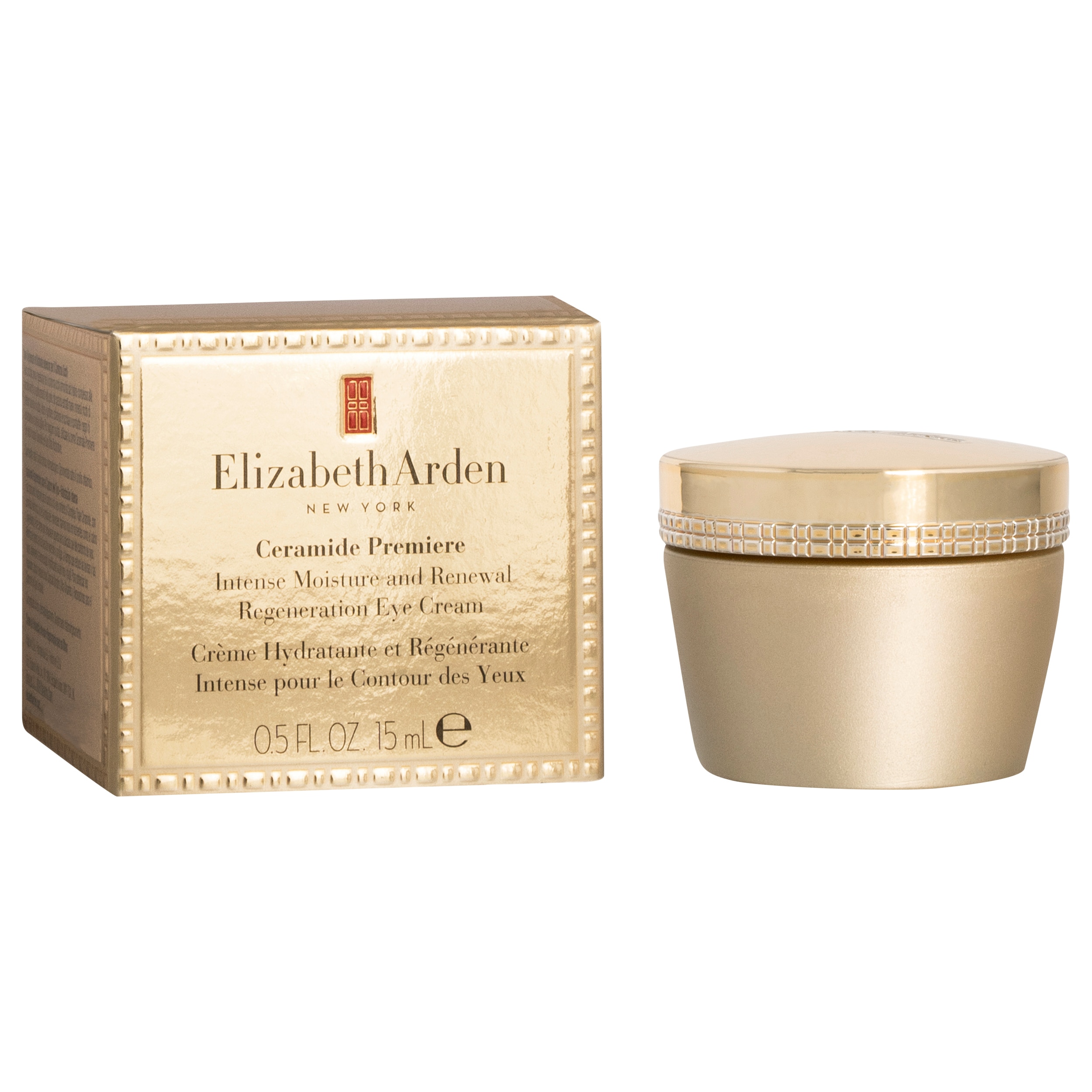 Elizabeth Arden "CERAMIDE PREMIERE INTENSE MOISTURE AND RENEWAL REGENERATION EYE CREAM" für gezielte Augenpflege, mit Ceramiden
