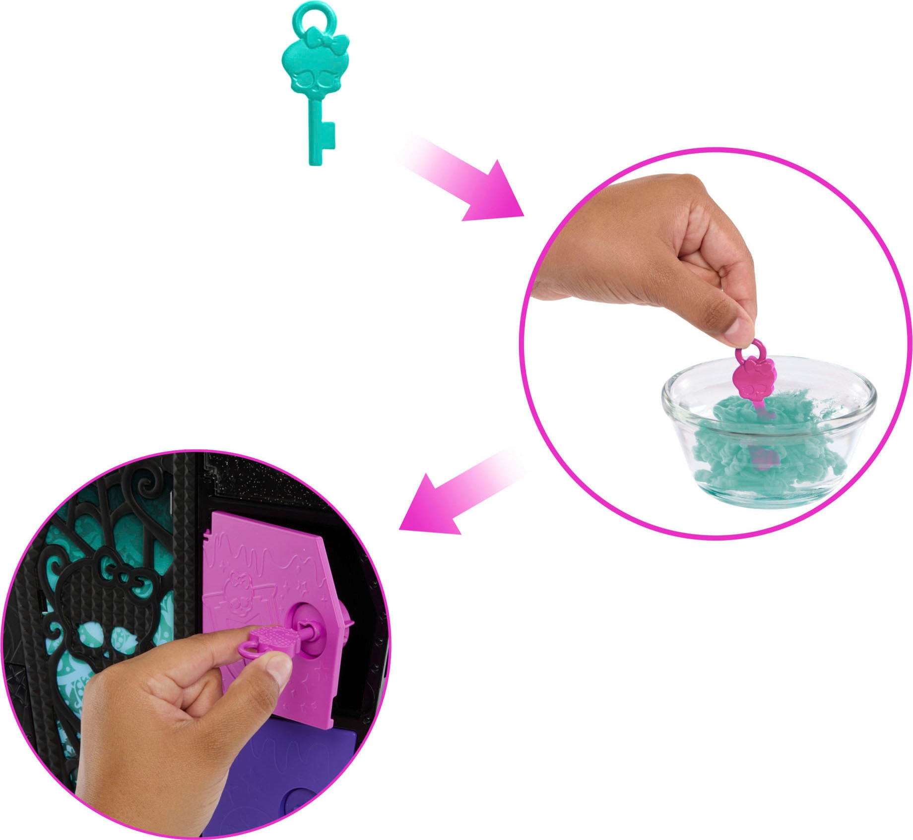 Mattel® Anziehpuppe »Monster High, Skulltimate Secrets: Neon Frights, Twyla«