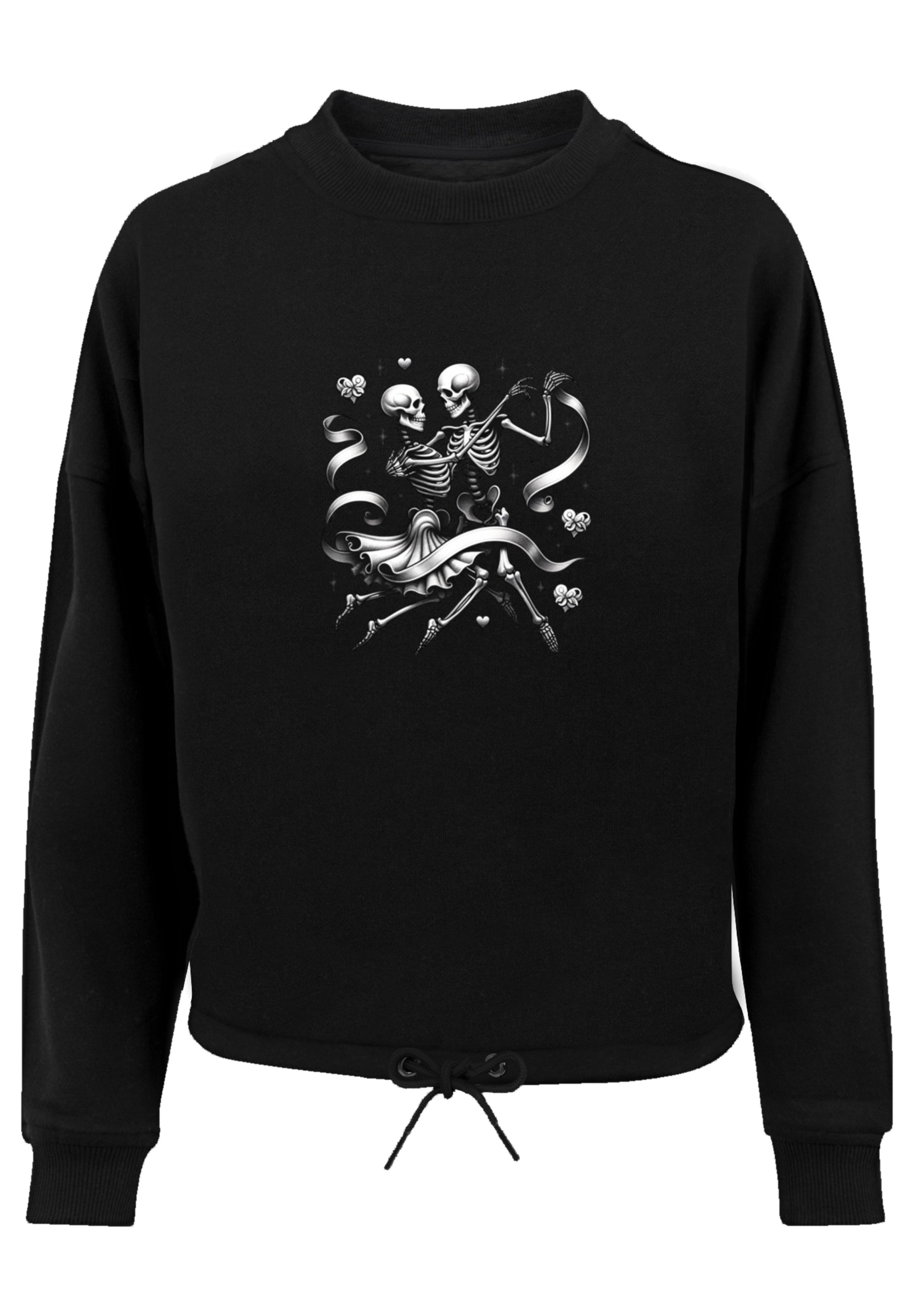F4NT4STIC Sweatshirt »Skelettpaar tanzt mit Band«, Premium Qualität