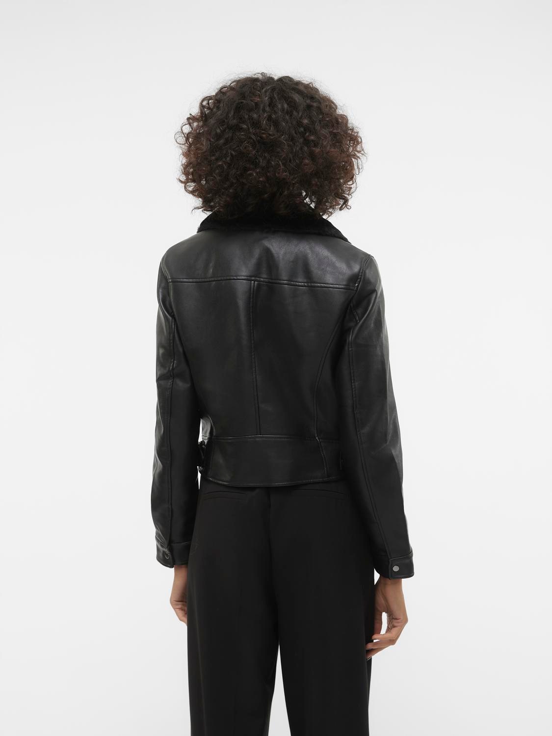 Vero Moda Lederimitatjacke »VMHAILEY SHORT COATED JACKET«