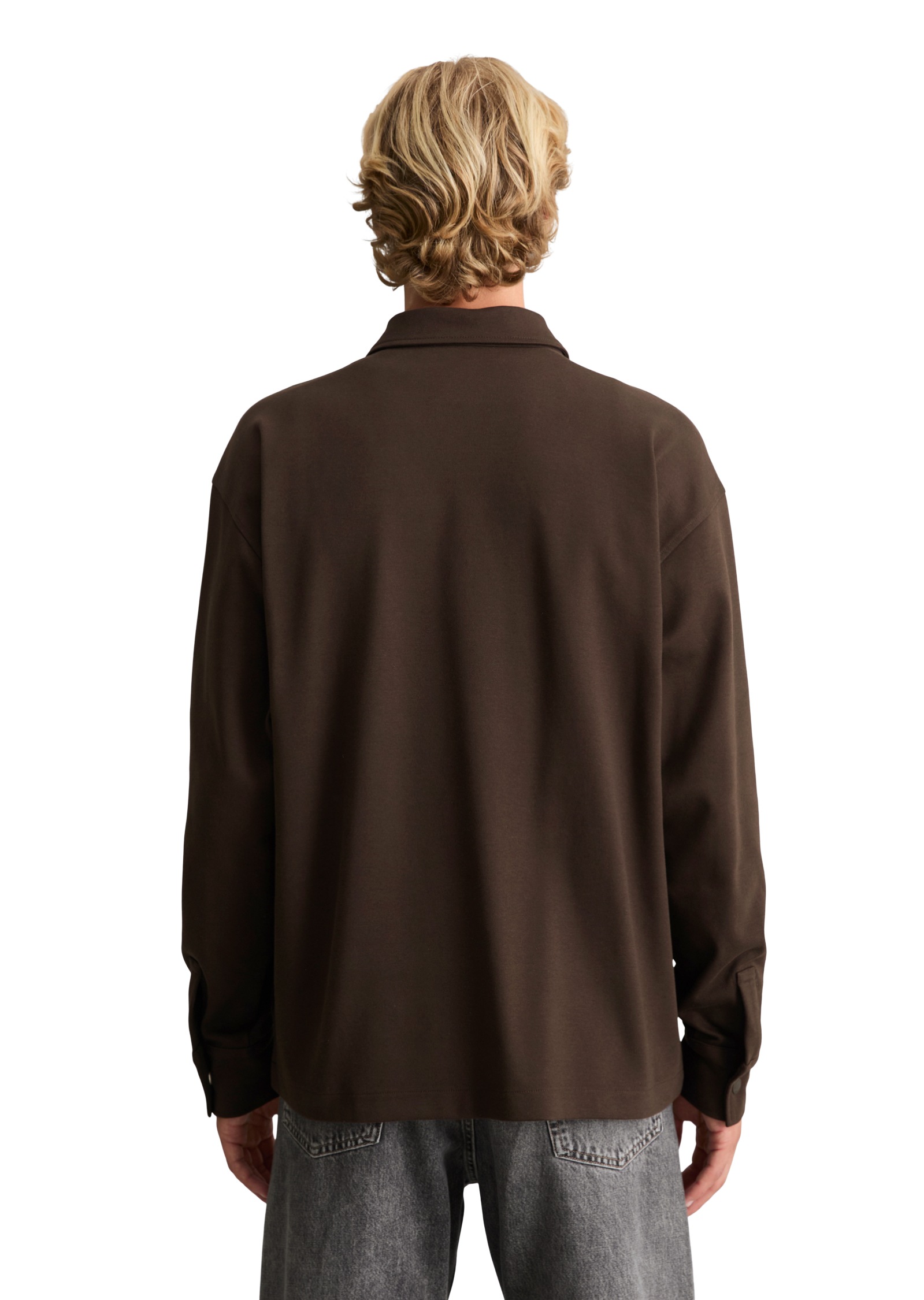 Marc O'Polo DENIM Kurzjacke »aus schwerem Interlock Jersey«
