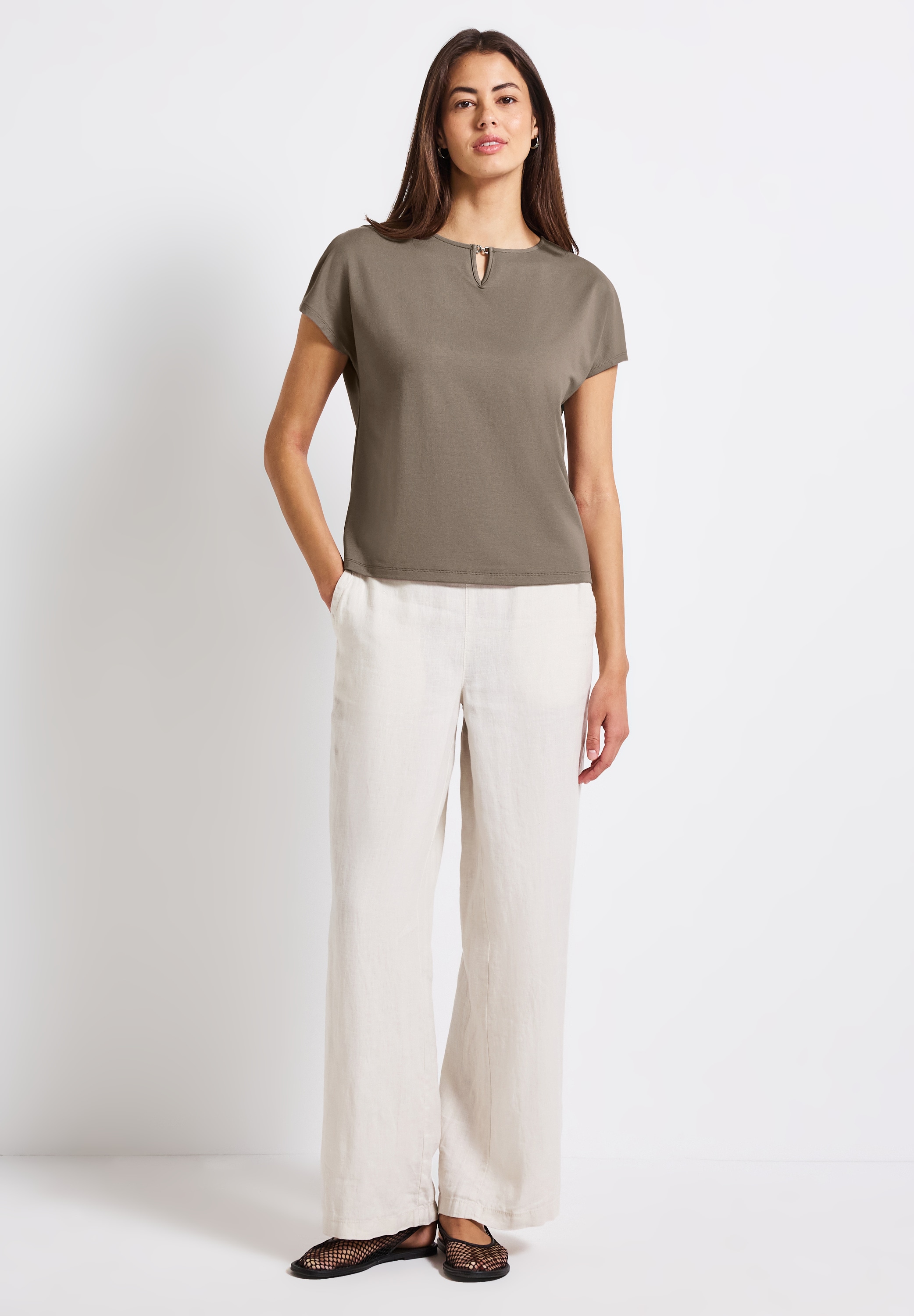 STREET ONE T-Shirt, aus softer Viskose