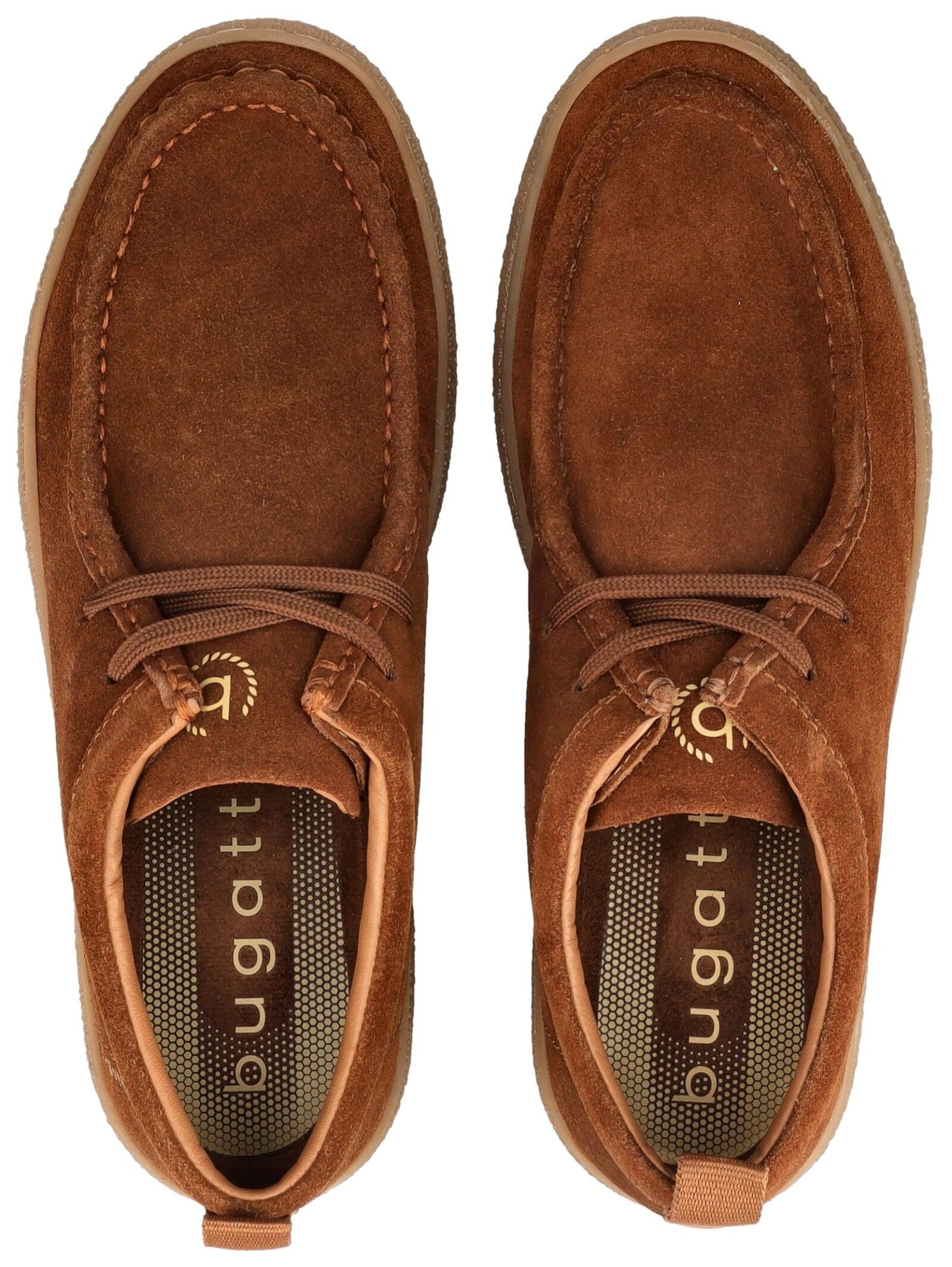 bugatti Schnürschuh »bugatti Halbschuhe Veloursleder«