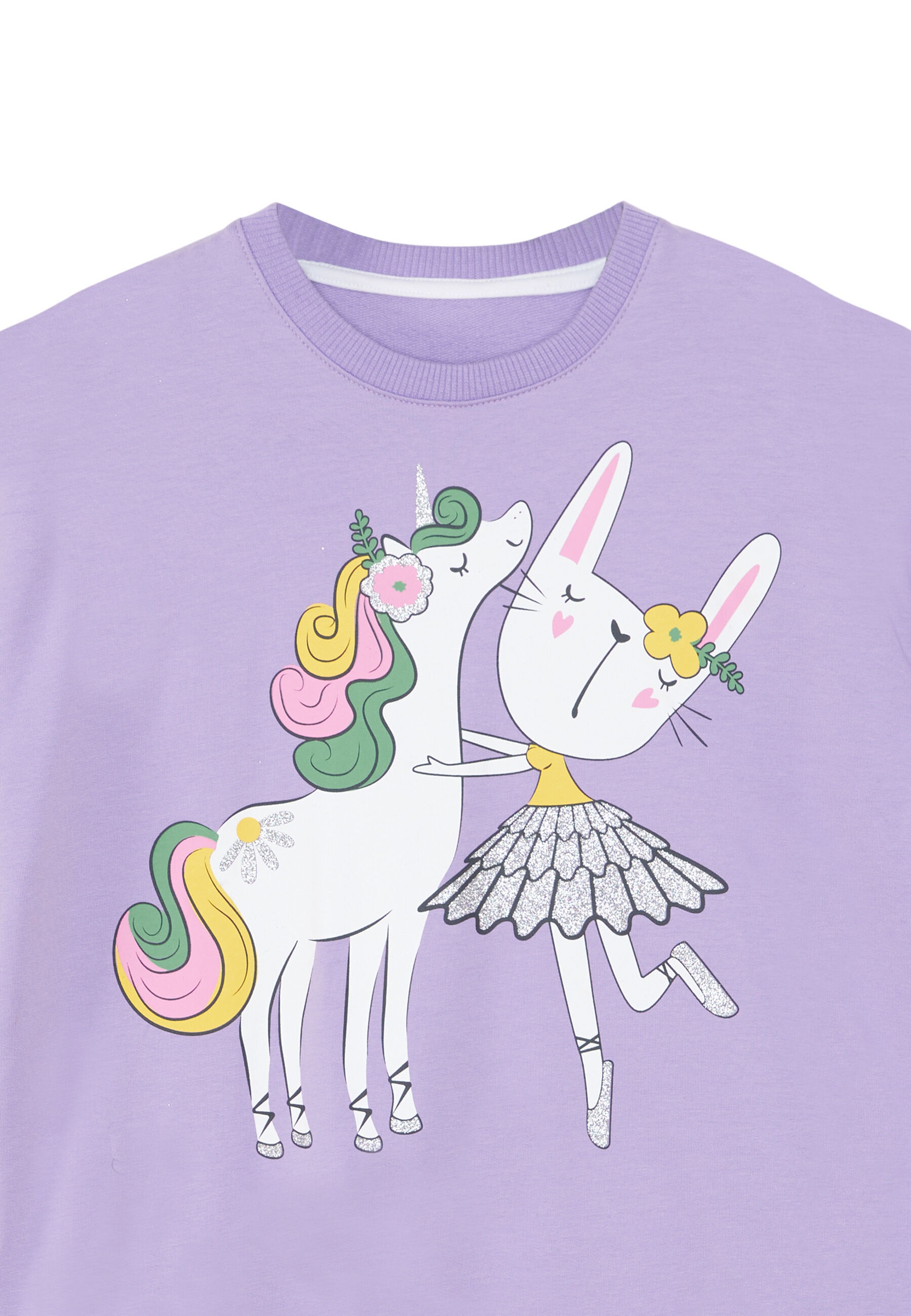 Denokids Shirtkleid »Ballerina«, (1 tlg.), mit Einhorn-Motiv