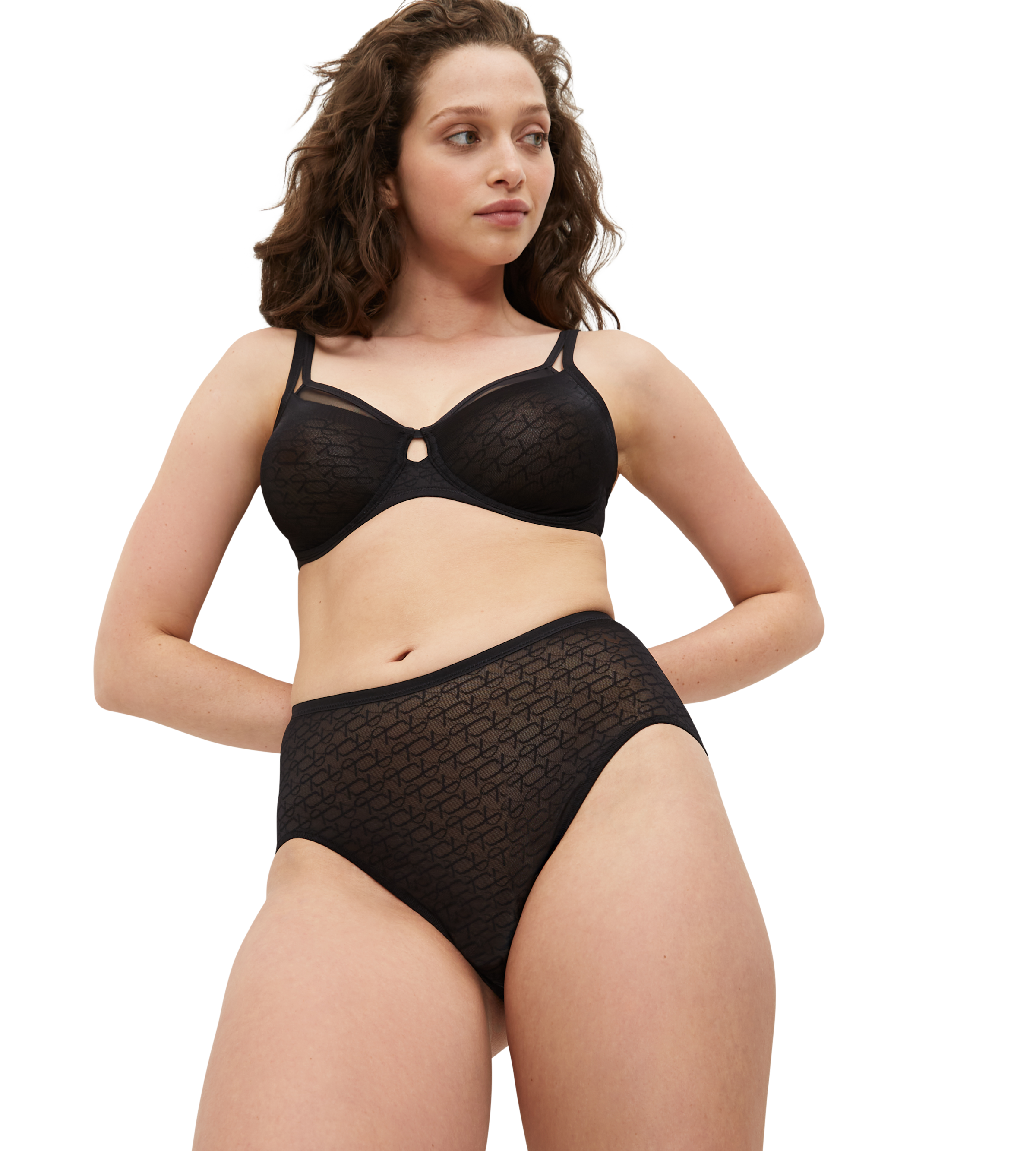 Triumph Maxislip »Signature Sheer« Monogramm-Tüll