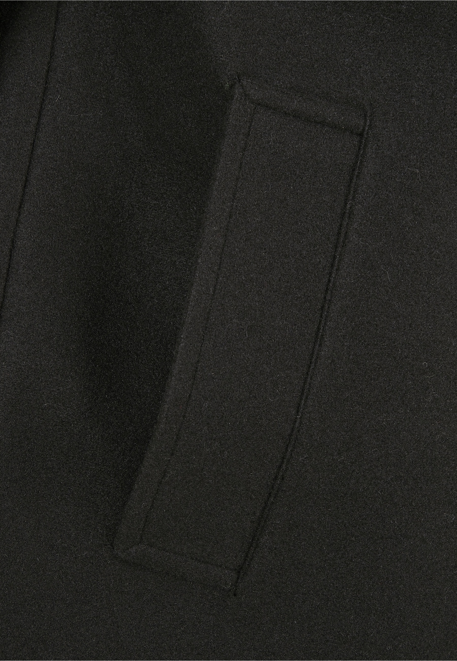 URBAN CLASSICS Allwetterjacke »Urban Classics Herren Classic Pea Coat« 1 Stk. tlg. ohne Kapuze