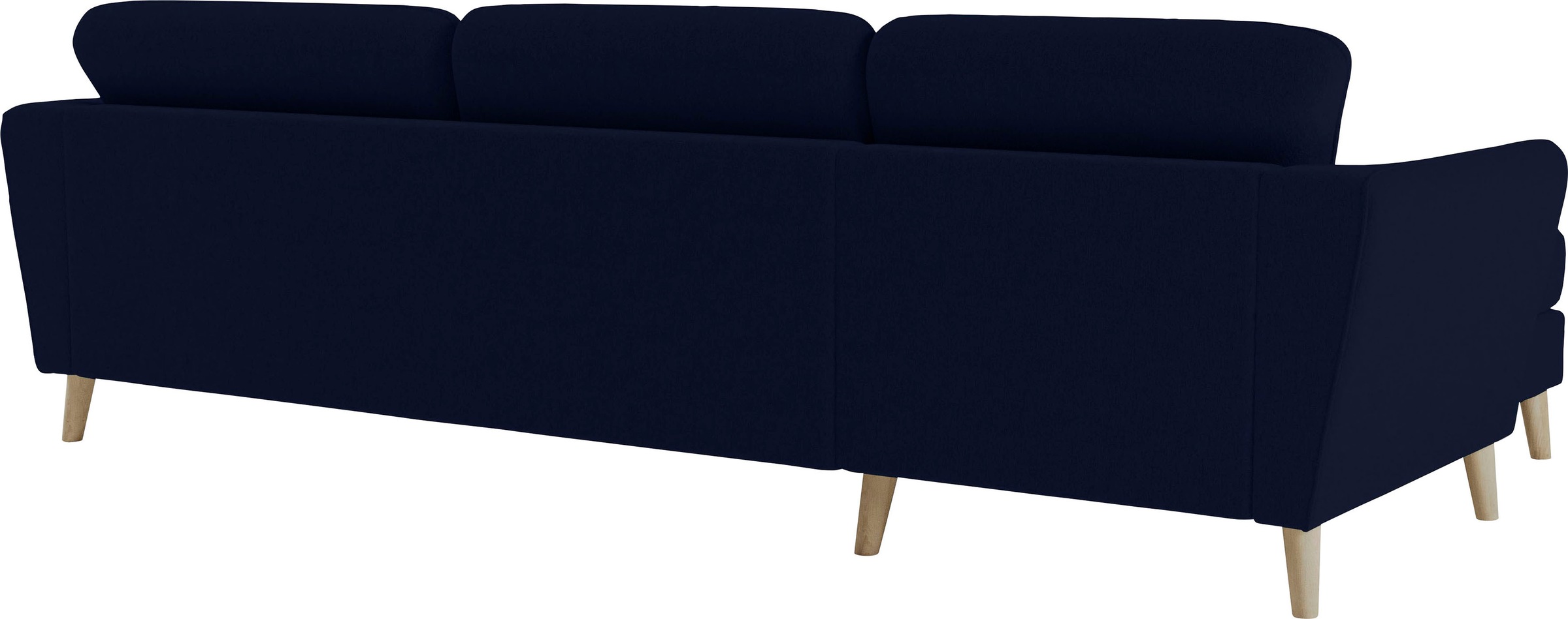Home affaire Ecksofa »MARSEILLE (279/152cm),L-Form, Rec. rechts/links«, Massivholzbeine aus Eiche, in verschieden Bezügen und Farbvarianten